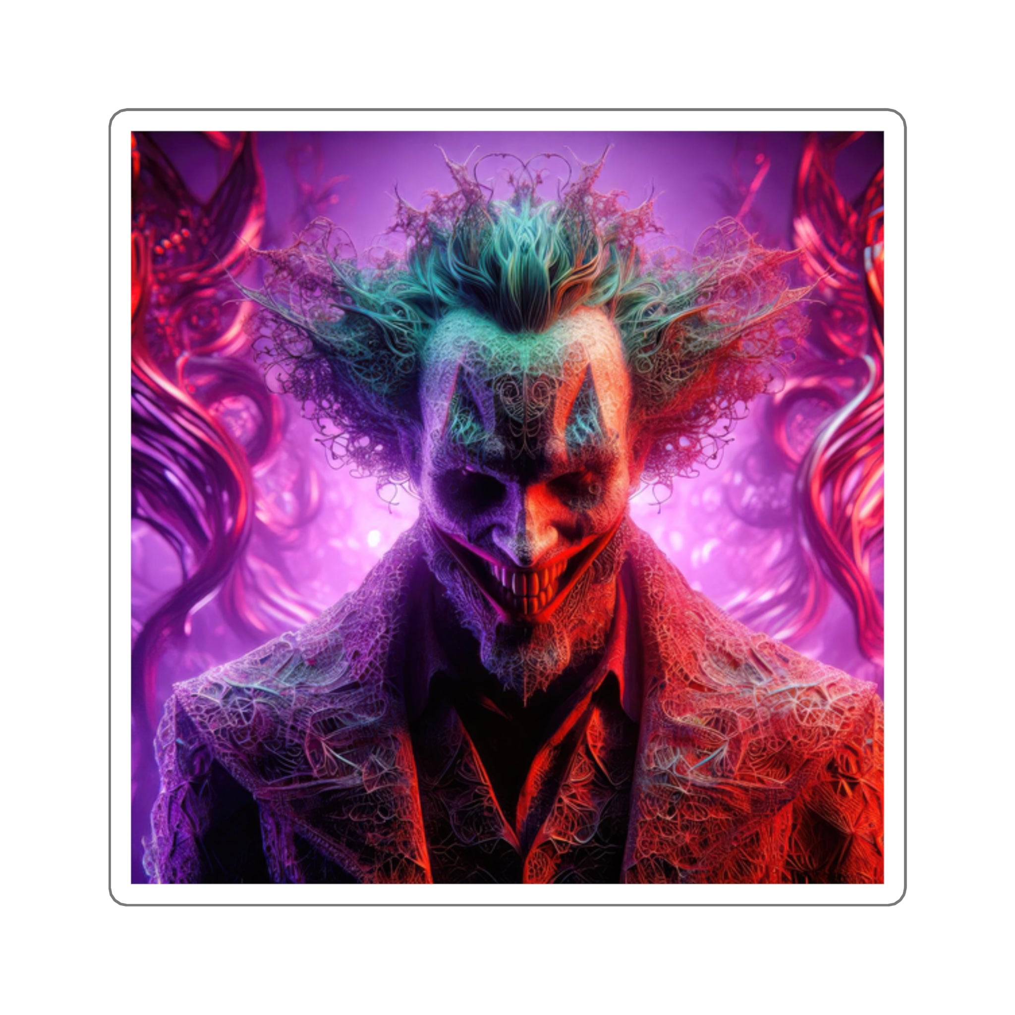 Autocollants Joker fractalisés