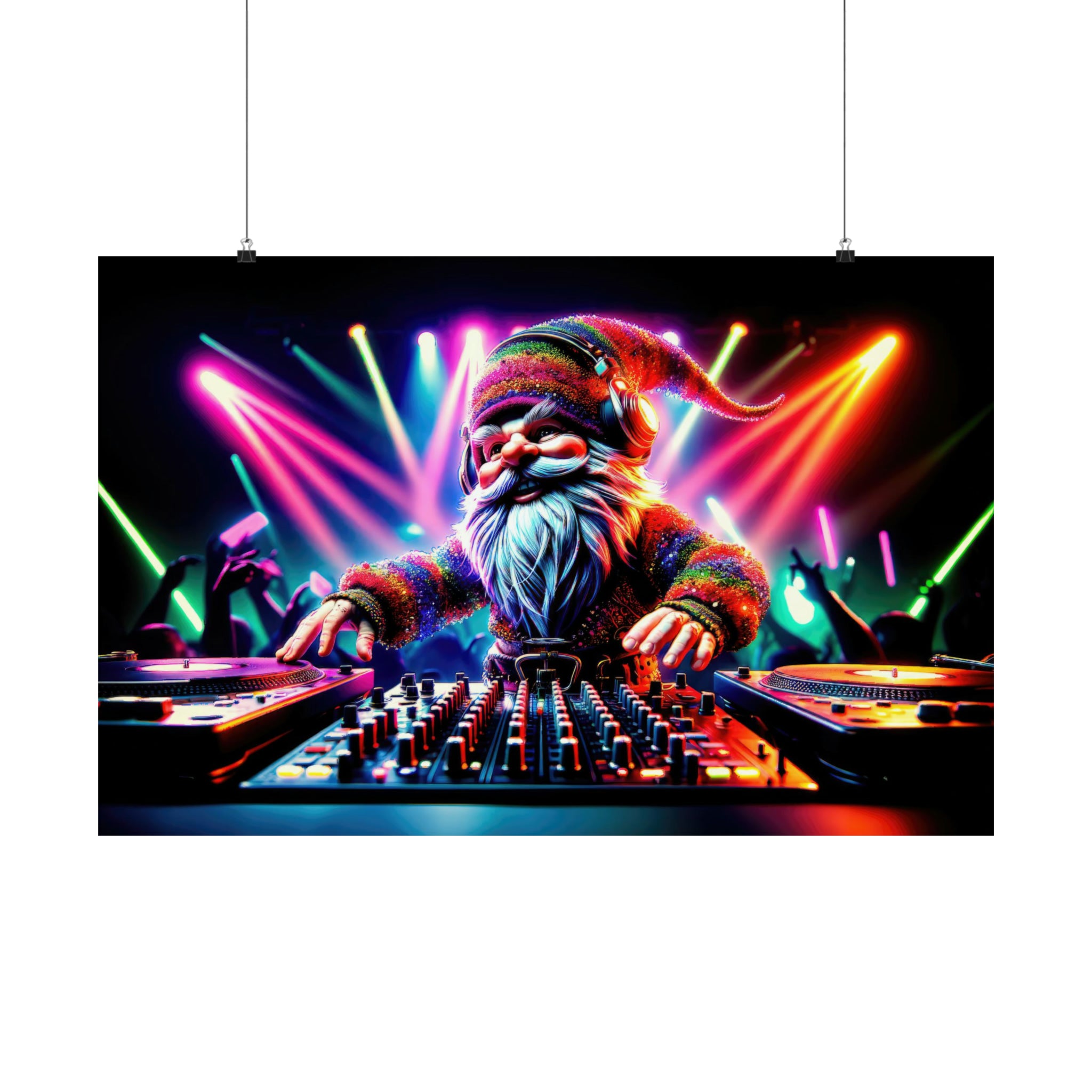 DJ Gnomes beaucoup Poster