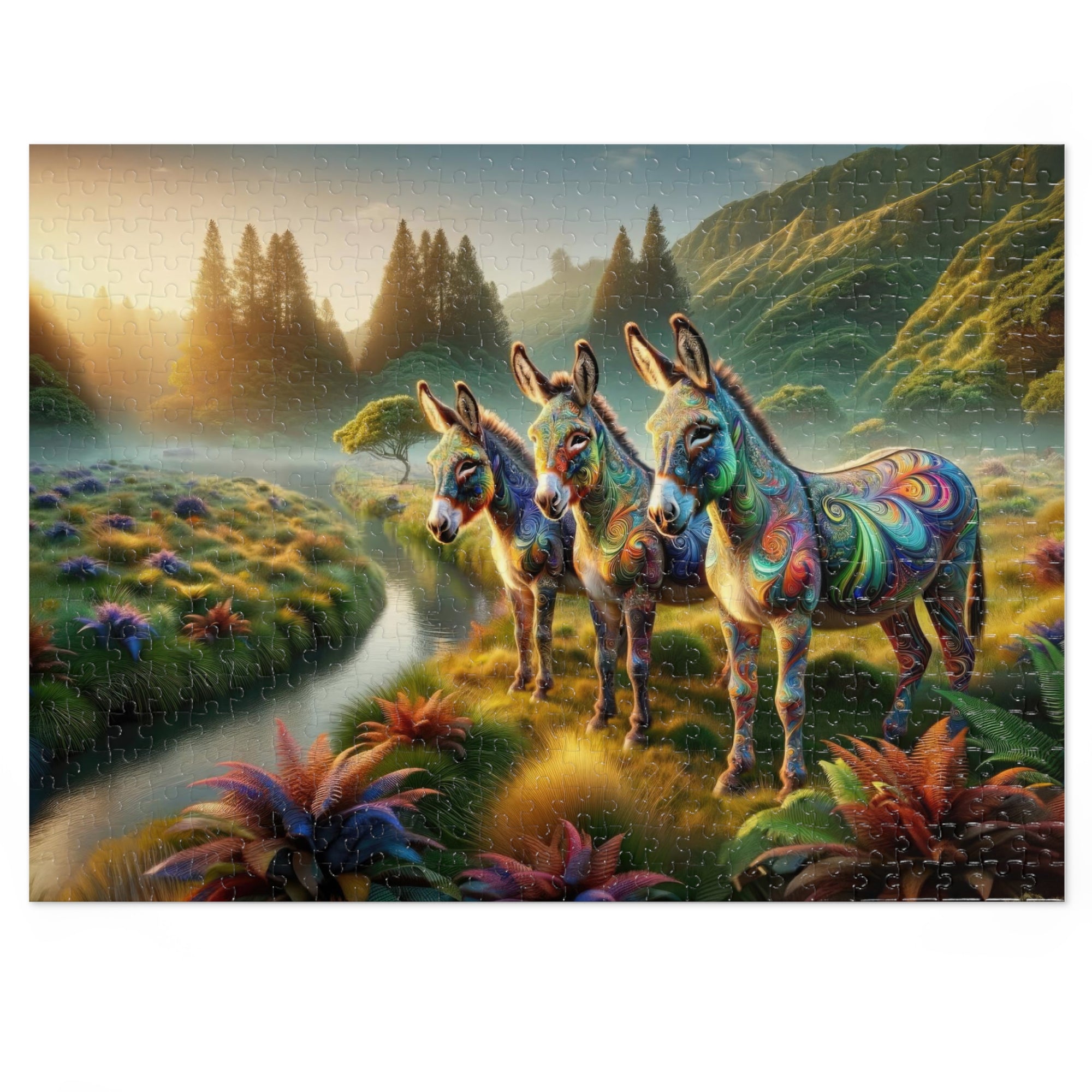 The Enchanted Donkeys Jigsaw Puzzle