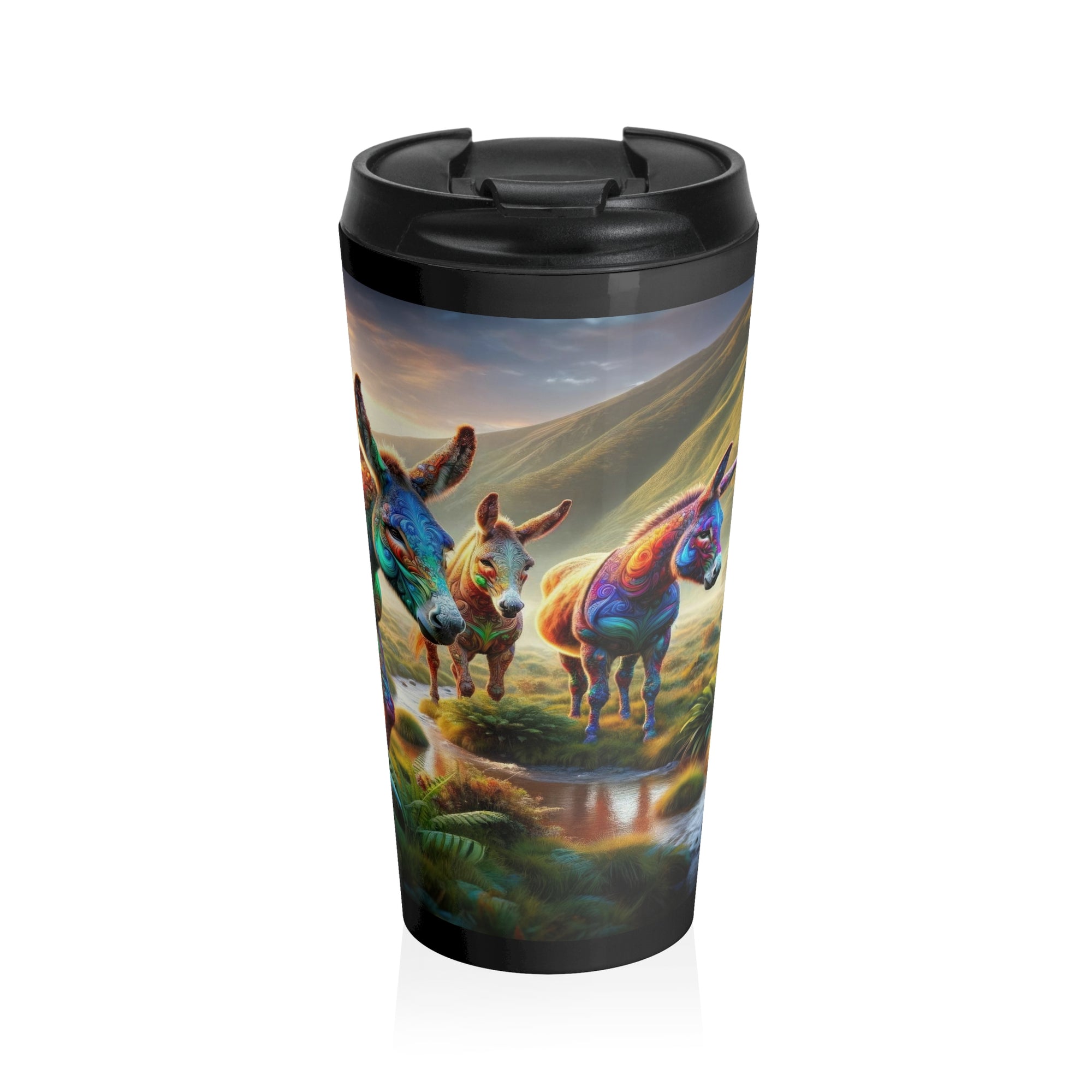 Taza de viaje Manada de caleidoscopio