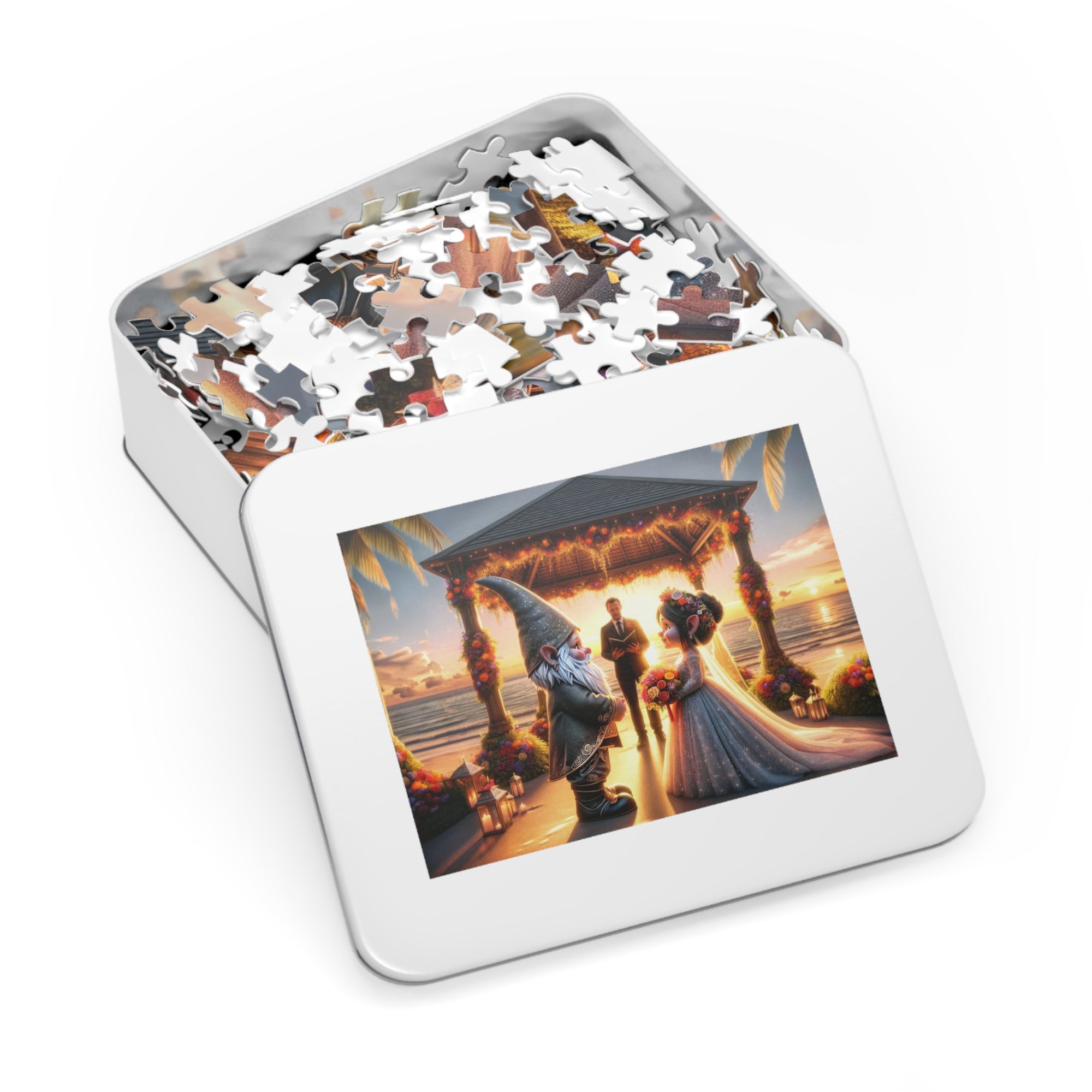 Elara and Finn's Seaside Promise Jigsaw Puzzle