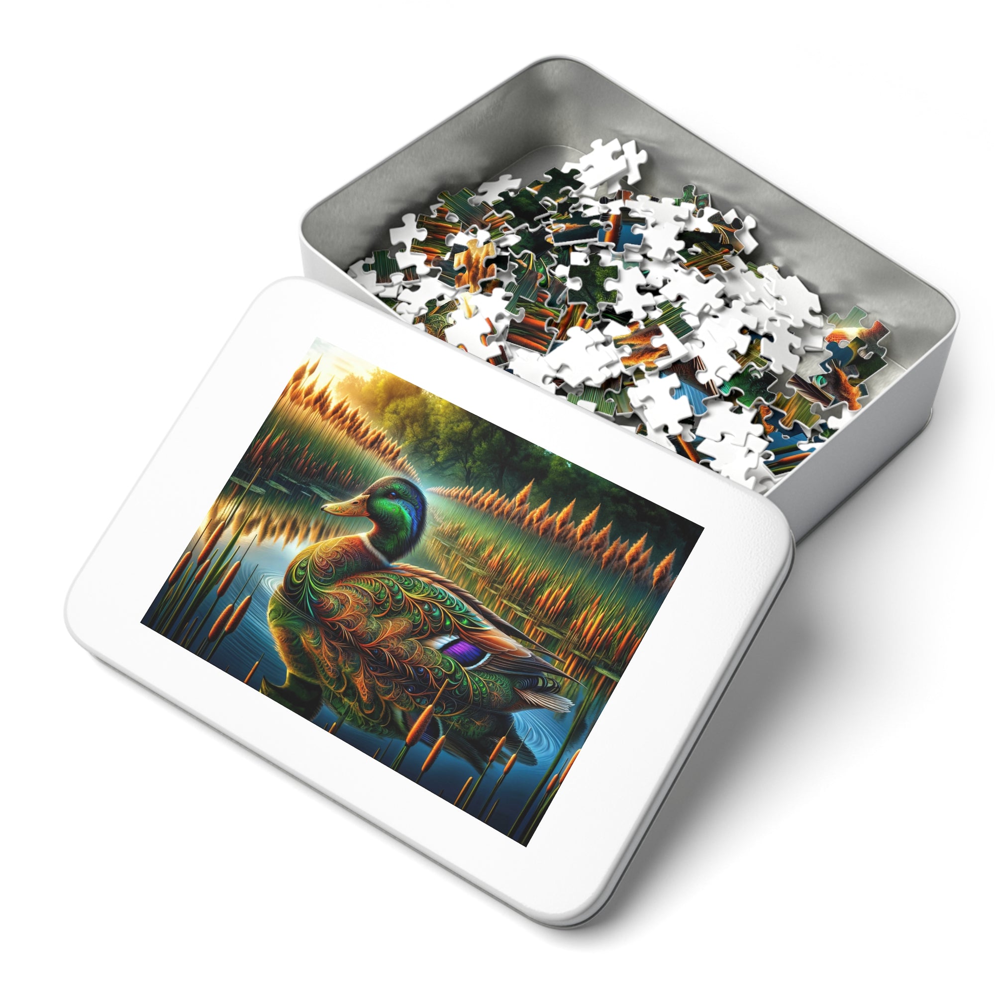 Mirrored Majesty Jigsaw Puzzle