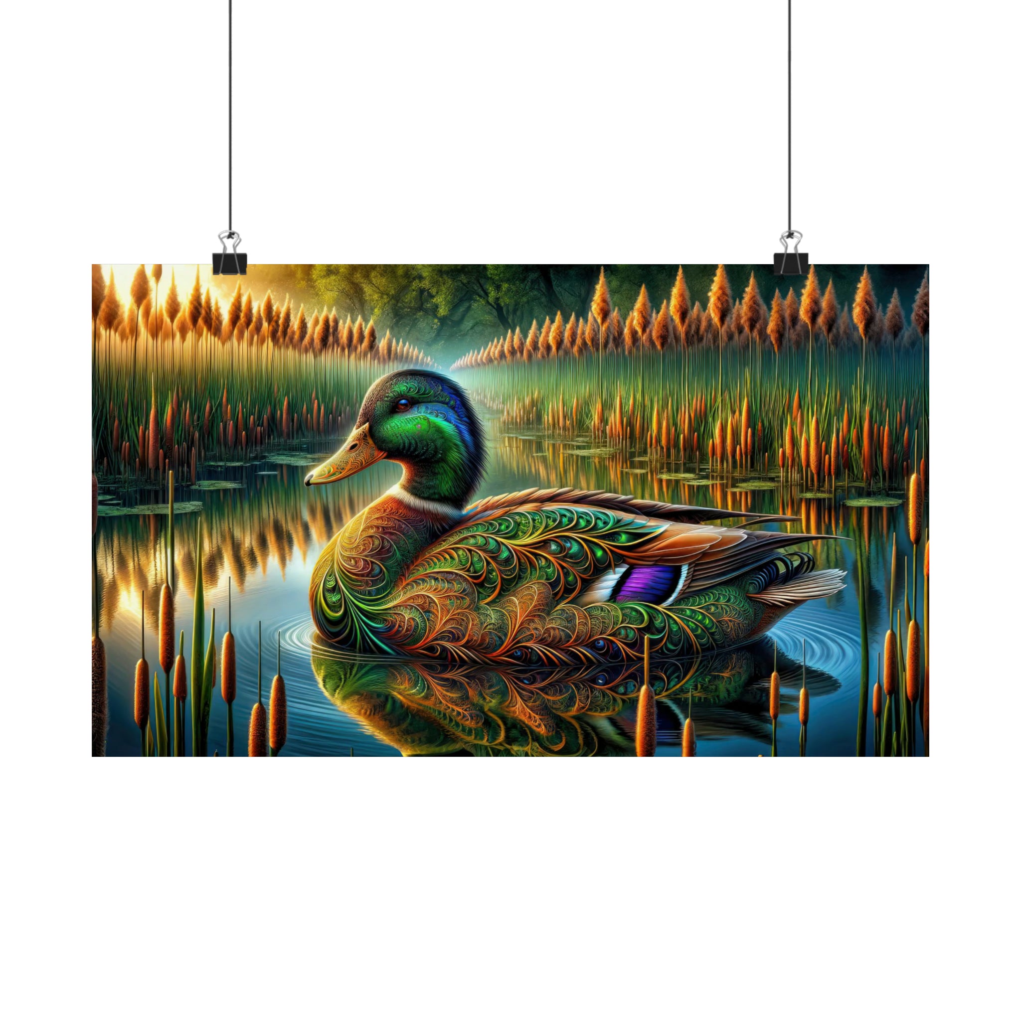 Majestad reflejada Póster