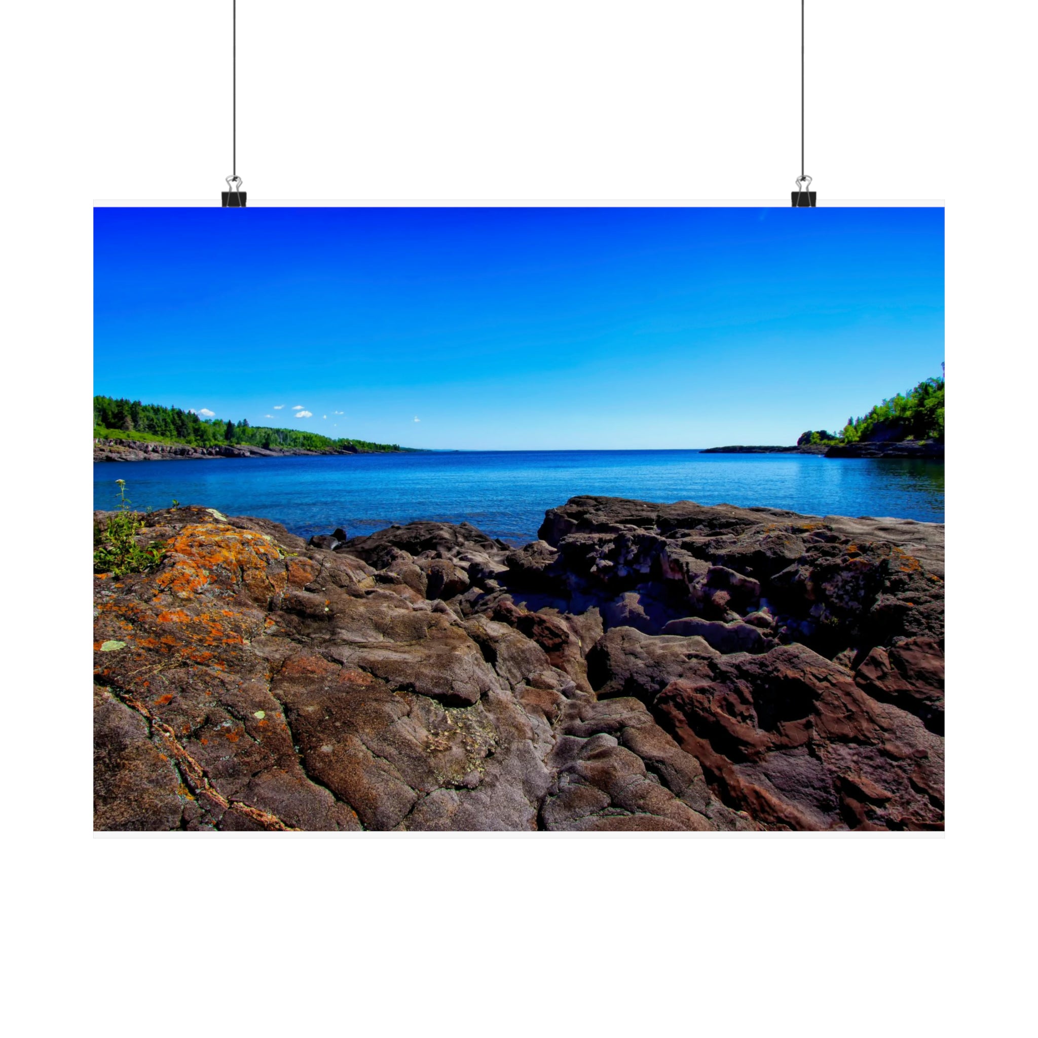 Sugarloaf Cove From Rock Level Poster