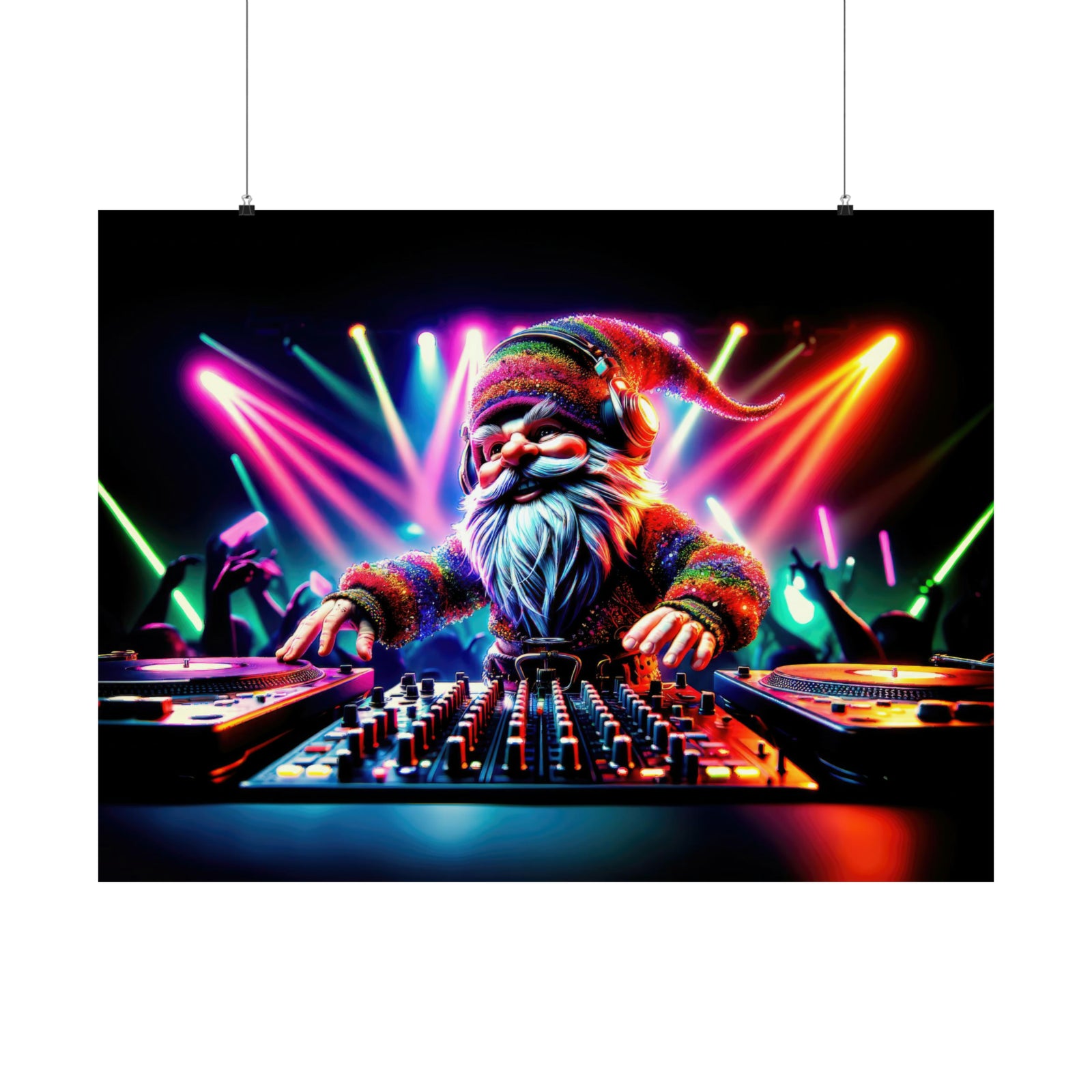 DJ Gnomes beaucoup Poster