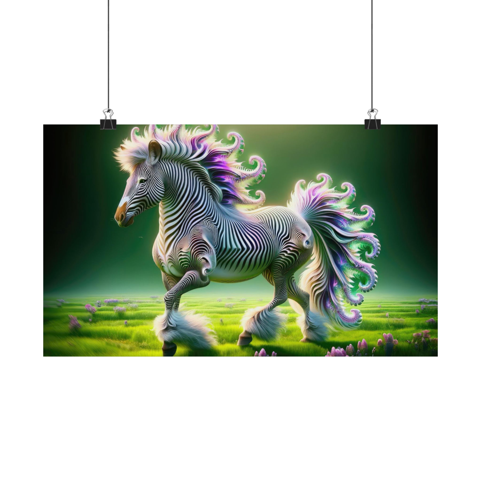 Glorafina fosforescente Póster