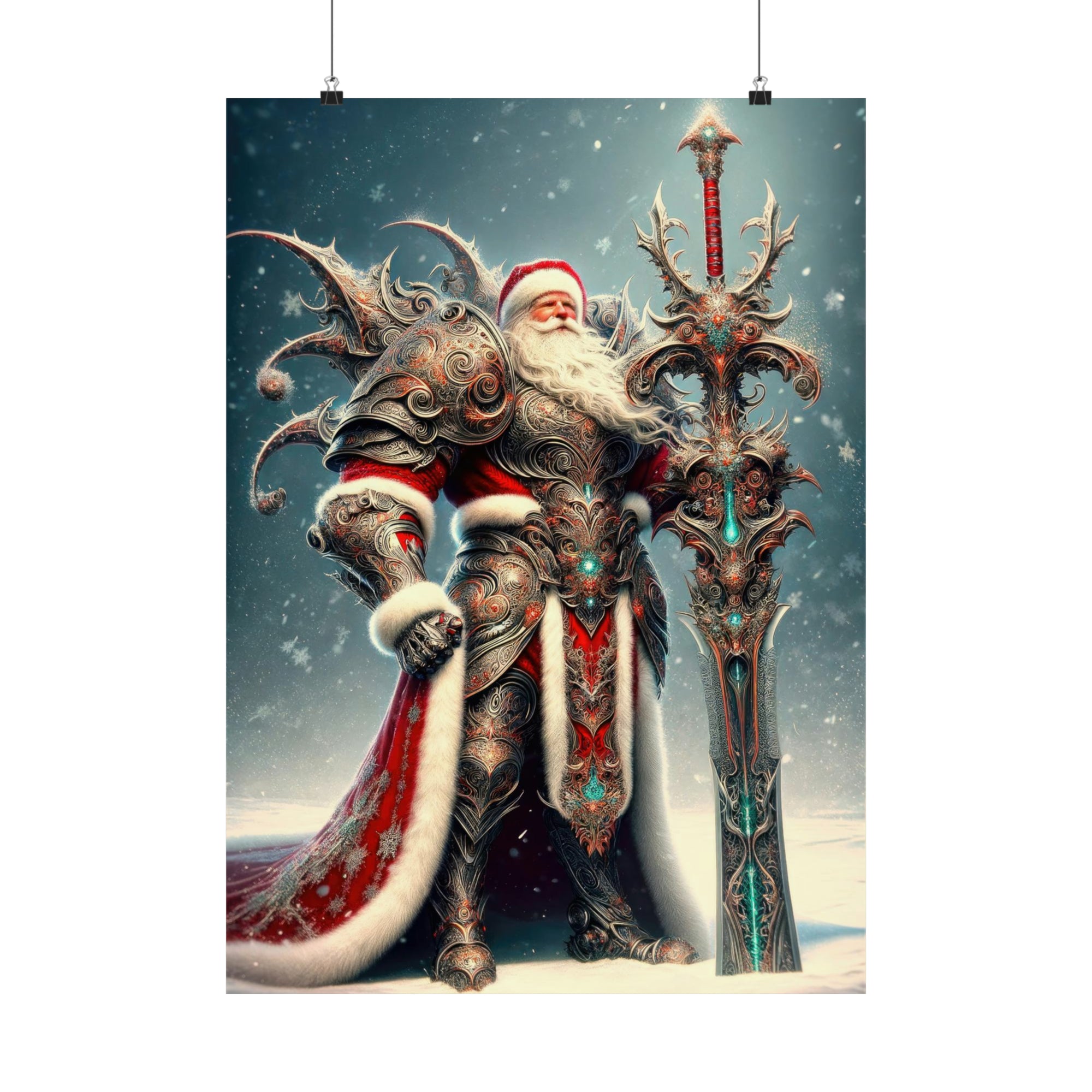 Santa the Valiant Poster