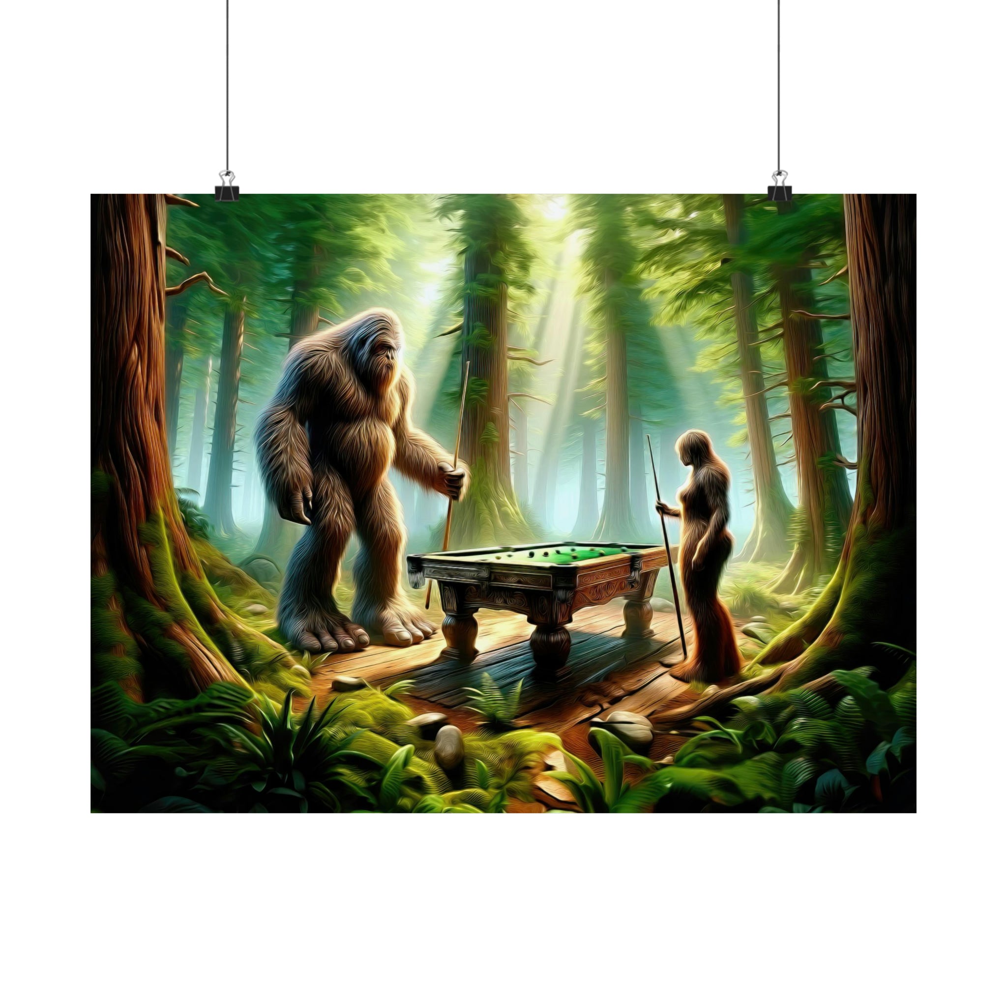 Mystic Woods Pool Game Poster