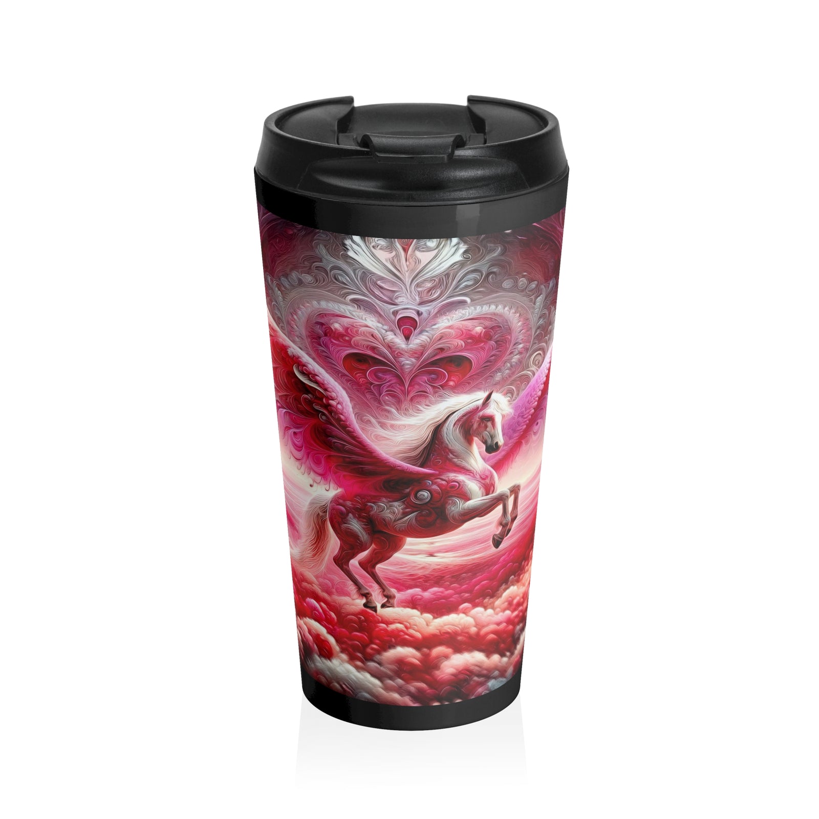 The Crimson Winged Pegasus Travel Mug
