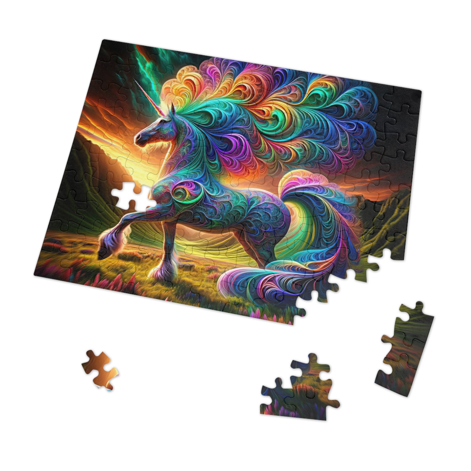 The Fractal Unicorn Jigsaw Puzzle