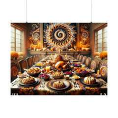 Harvest in the Hall of Spirals Poster