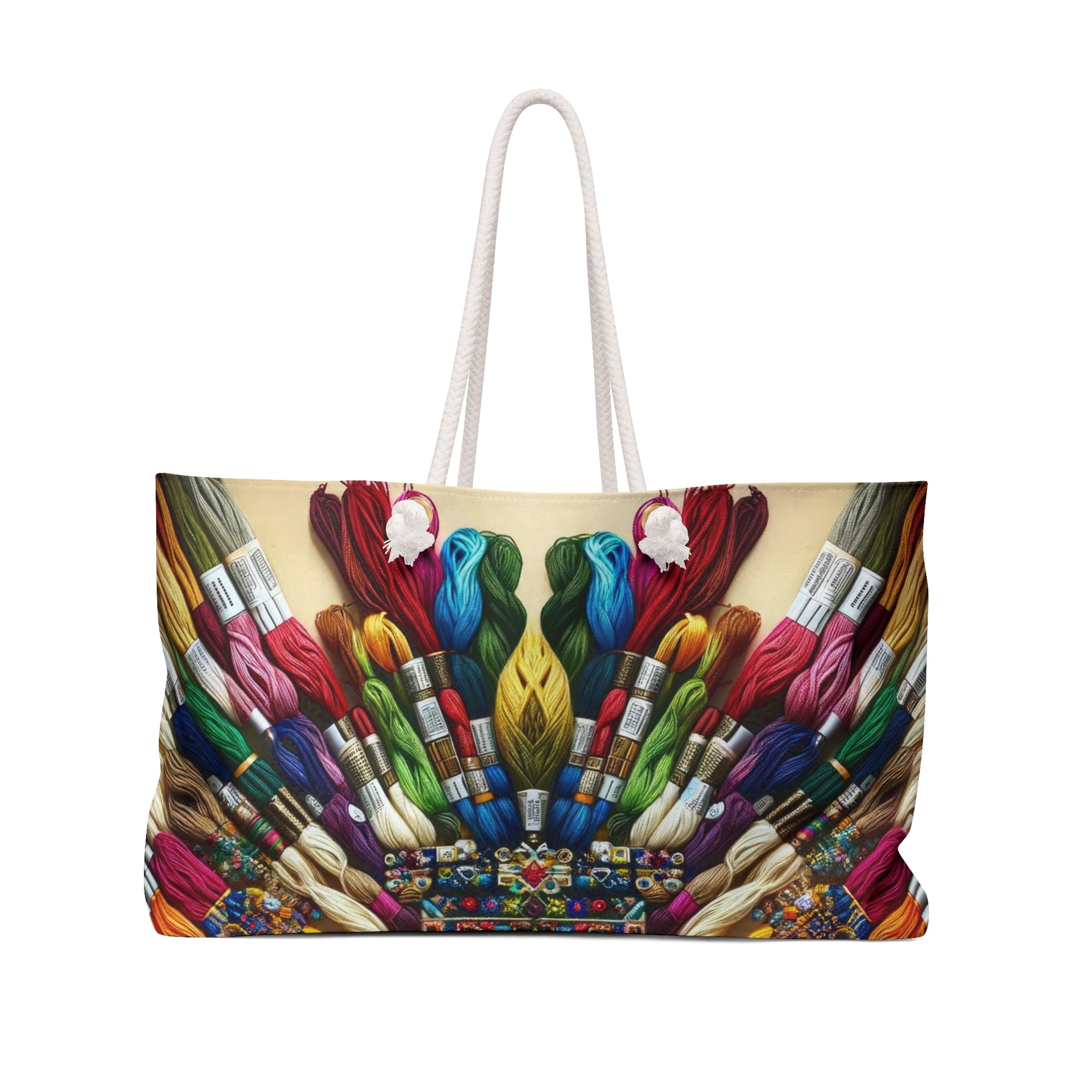 Kaleidoscope of Threads Tote Bag