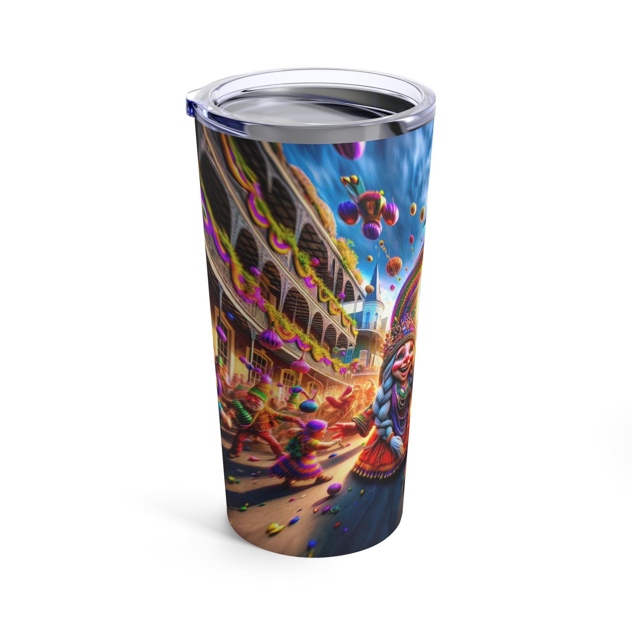 Mardi Gras Daydream en el Barrio Francés Vaso 20oz