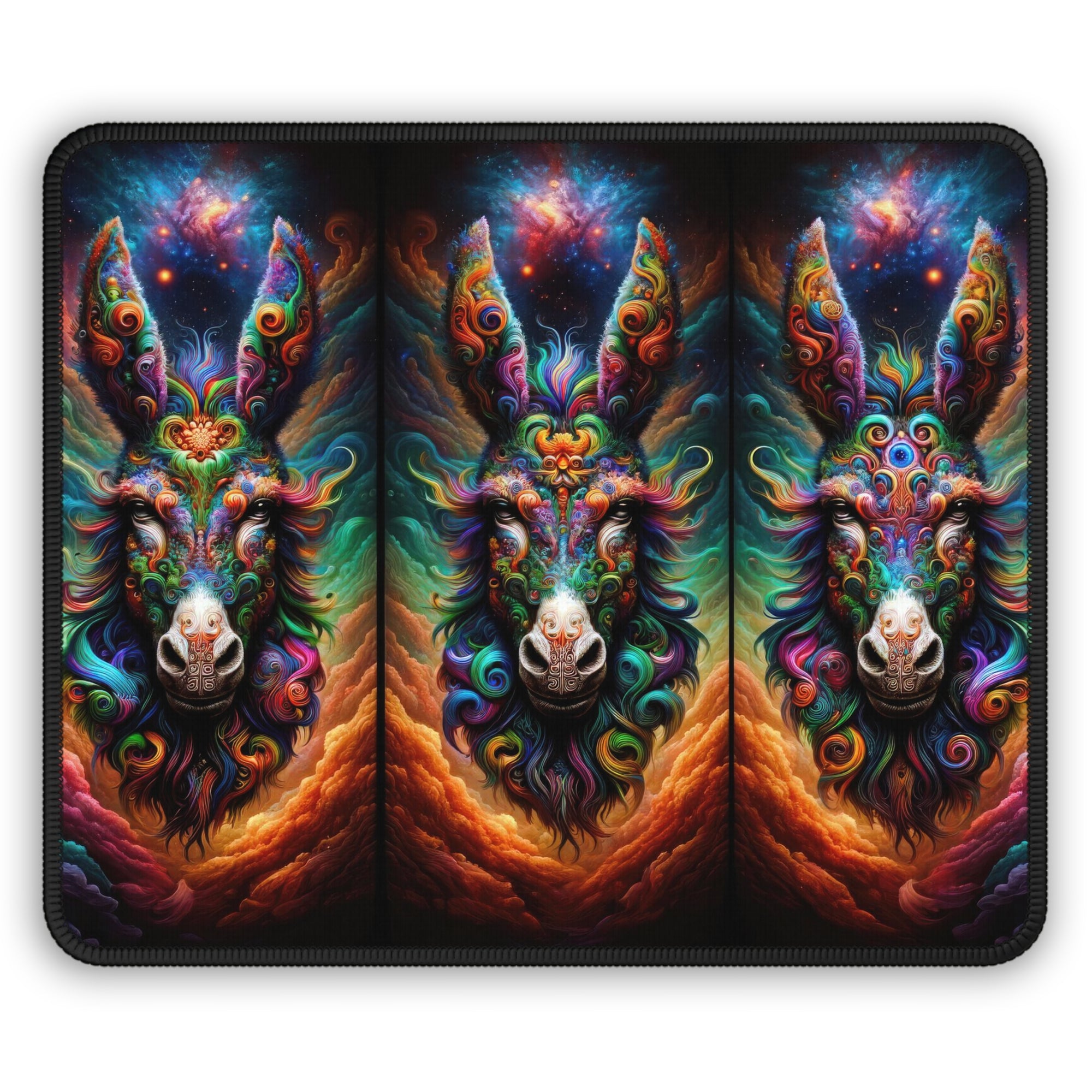 Galactic Donkey Trivision Gaming Mouse Pad