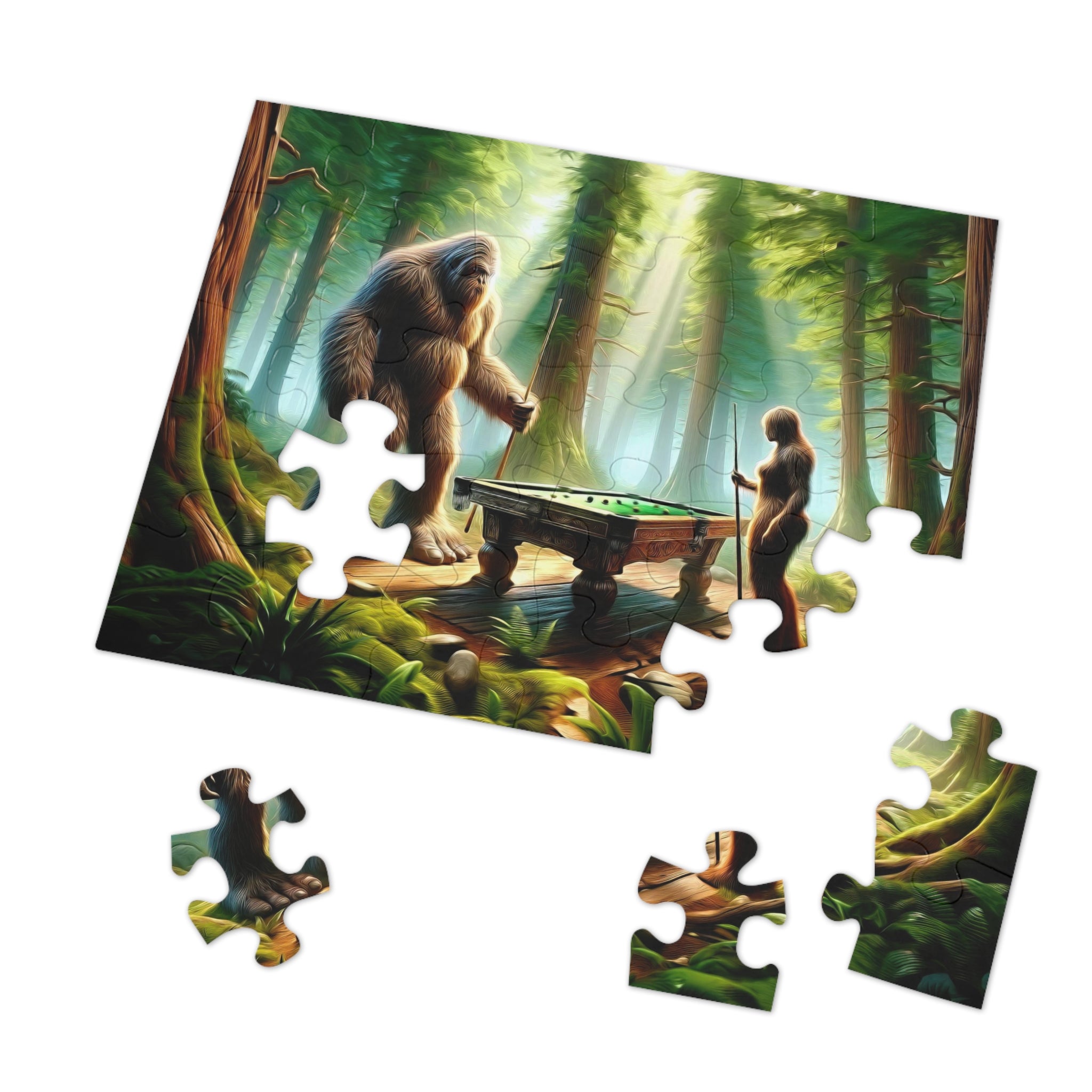 Rompecabezas del juego de billar Mystic Woods