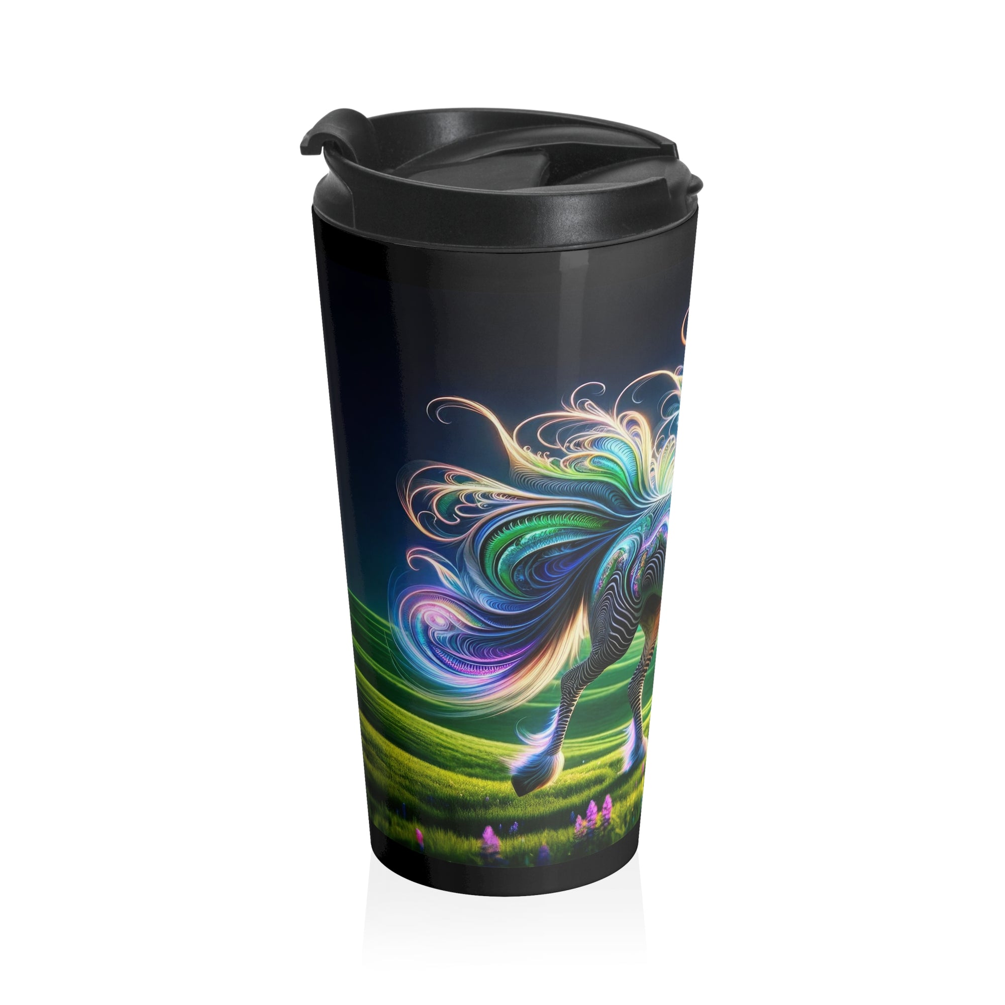 Mística fluorescente Taza de viaje