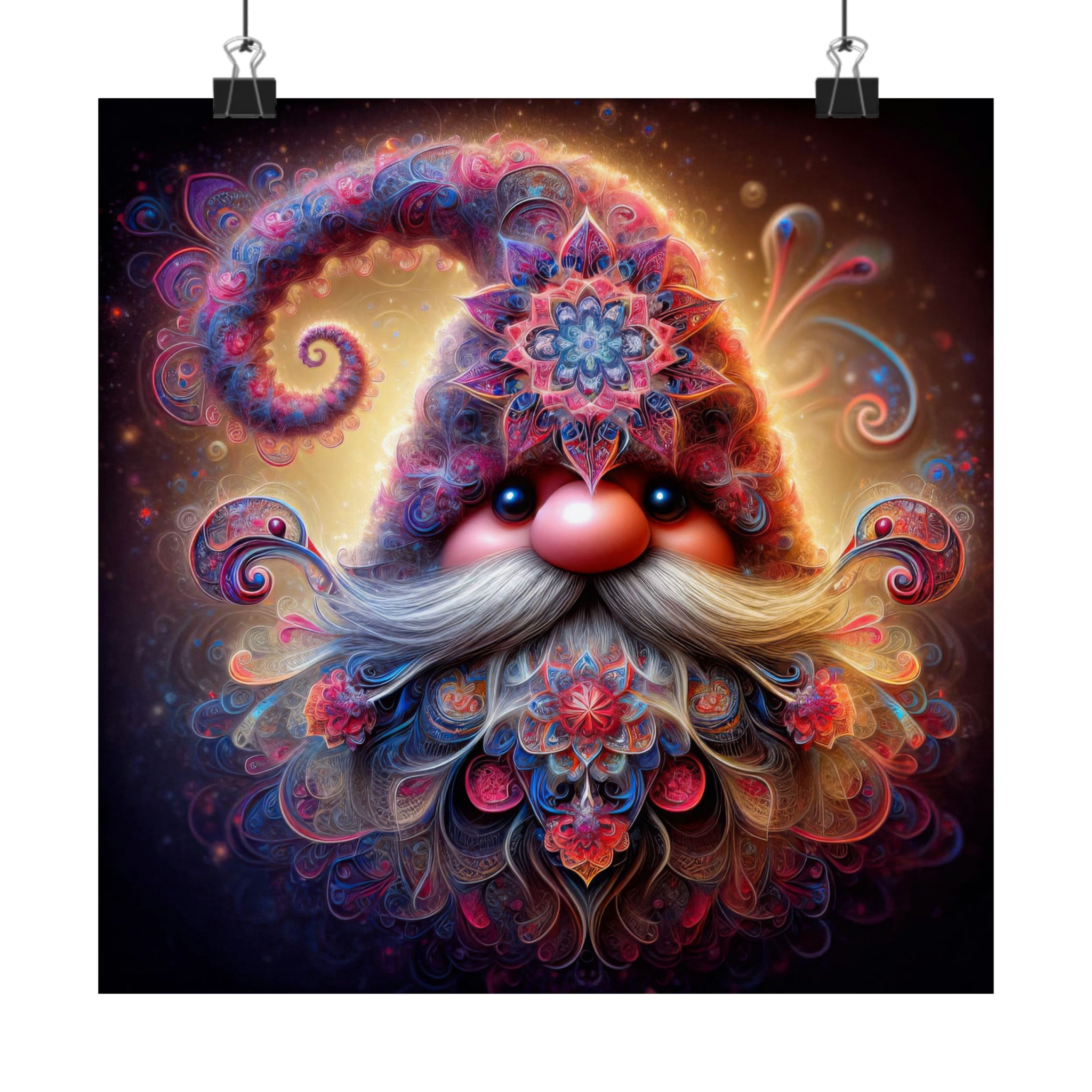 Bigotes místicos Póster