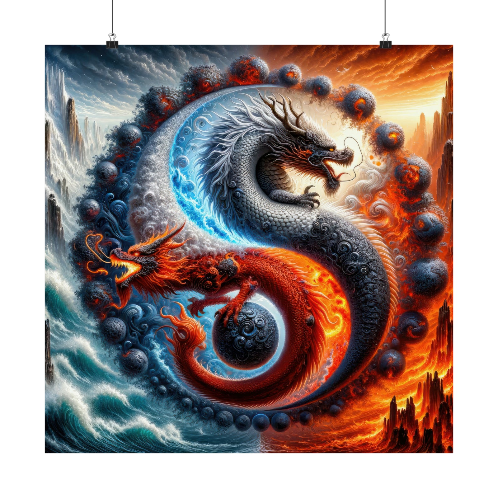 Dichotomy of Dragons Poster