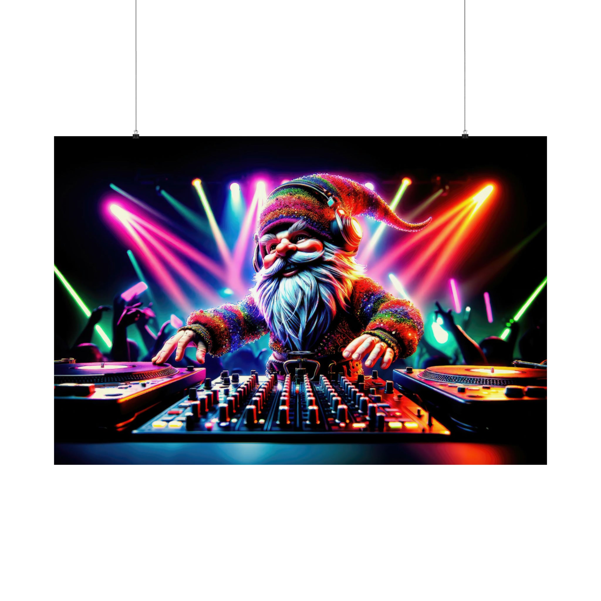 DJ Gnomes beaucoup Poster