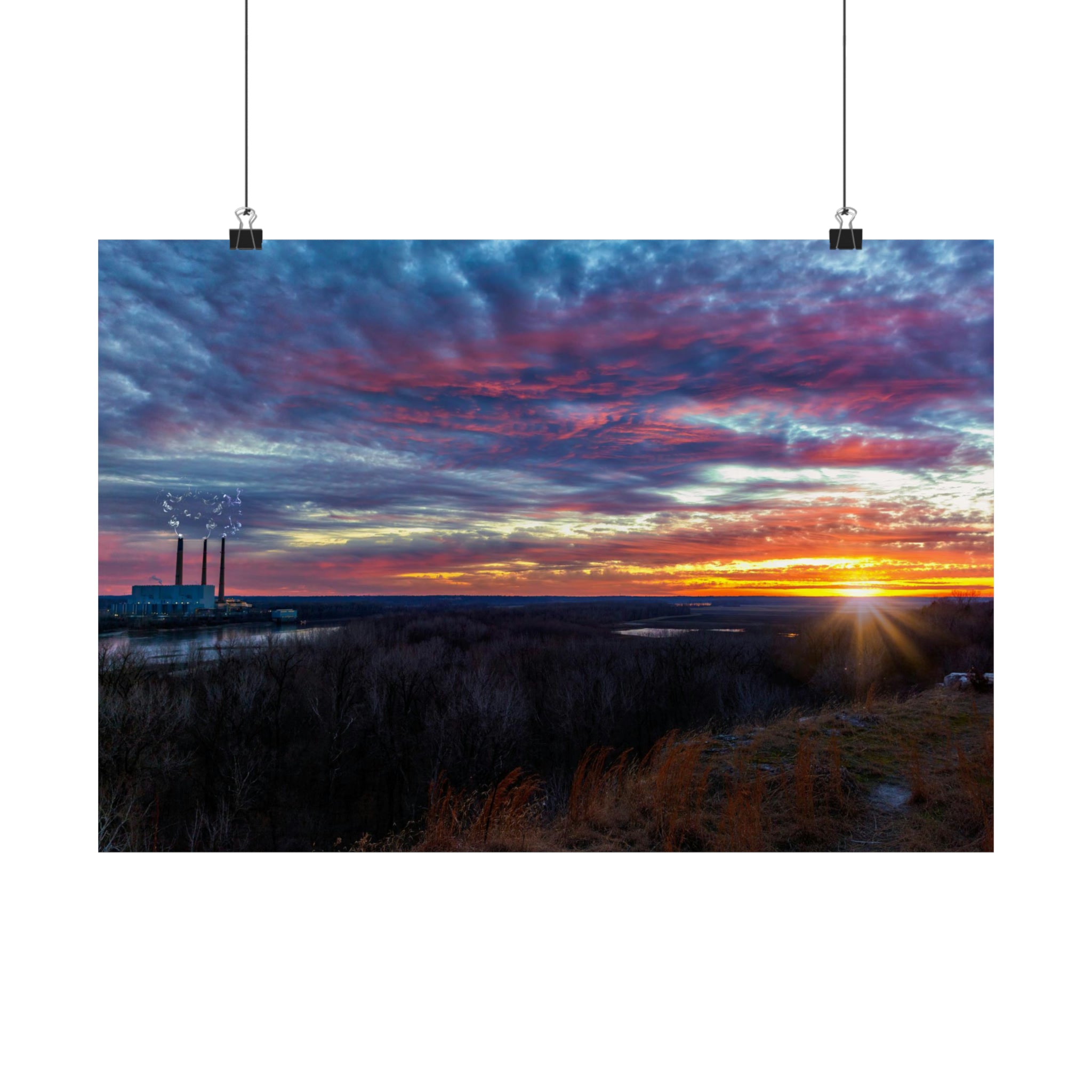 Sunset Overlook at Klondike 1-13-21 Poster