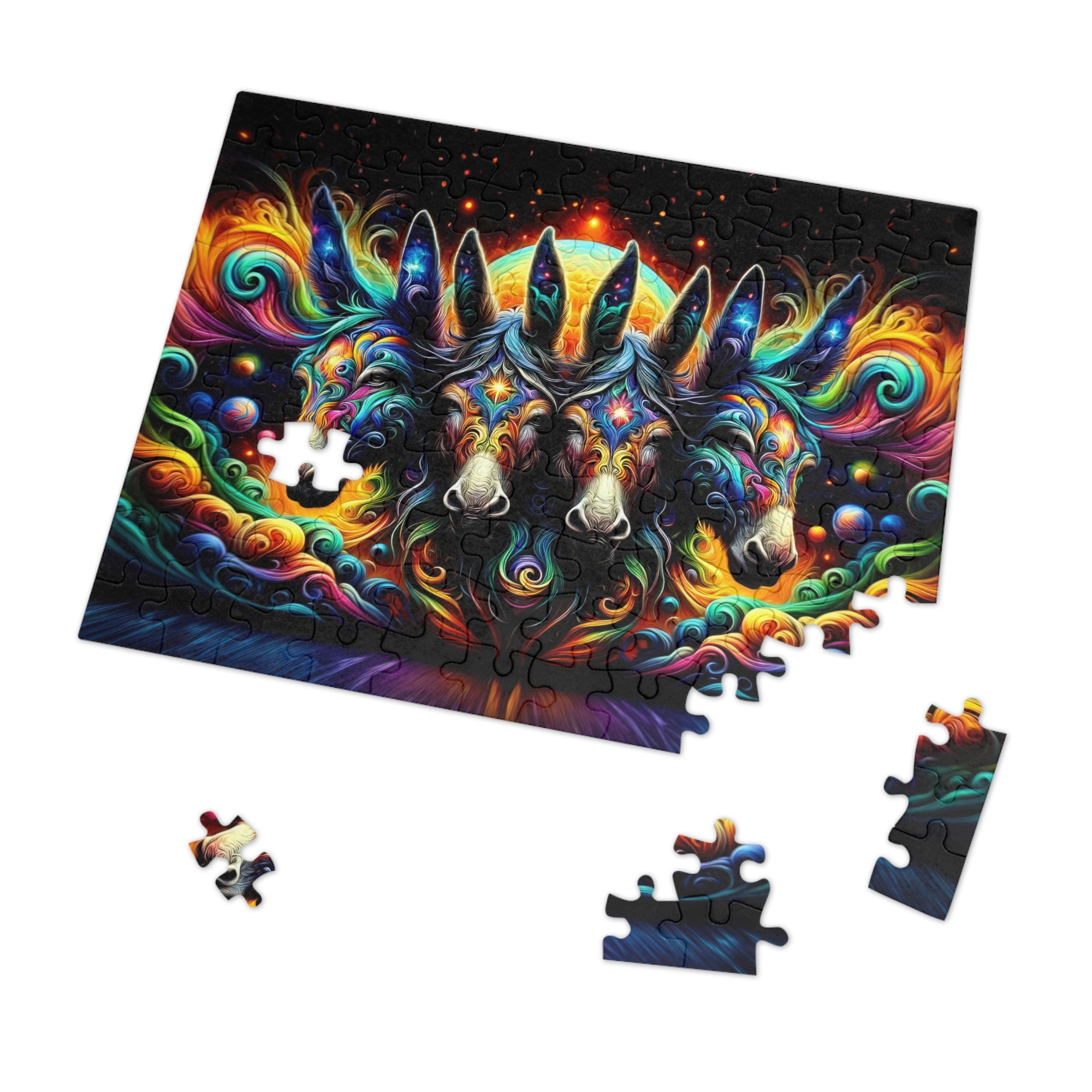 Quantum Donkey Quasar Jigsaw Puzzle