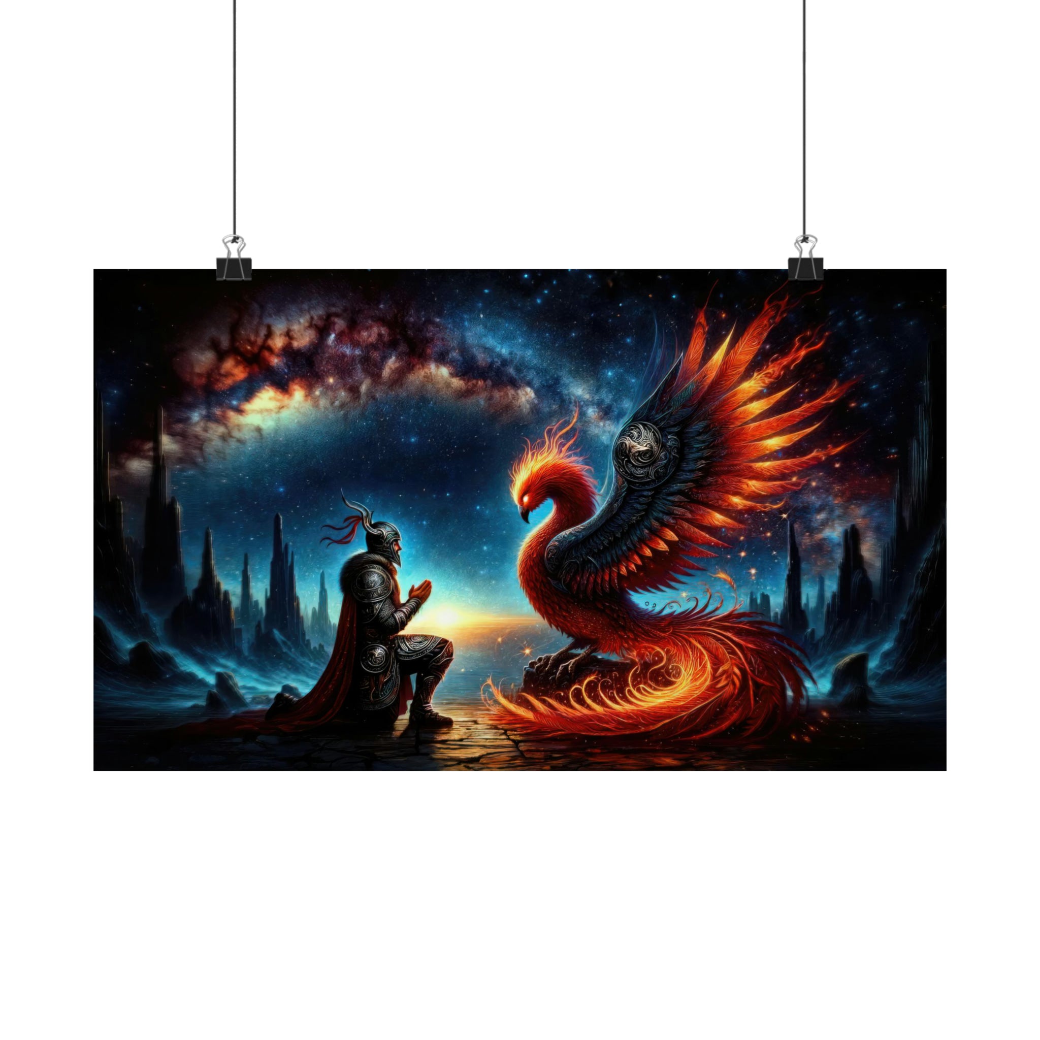Juramento Galáctico del Caballero Fénix Póster