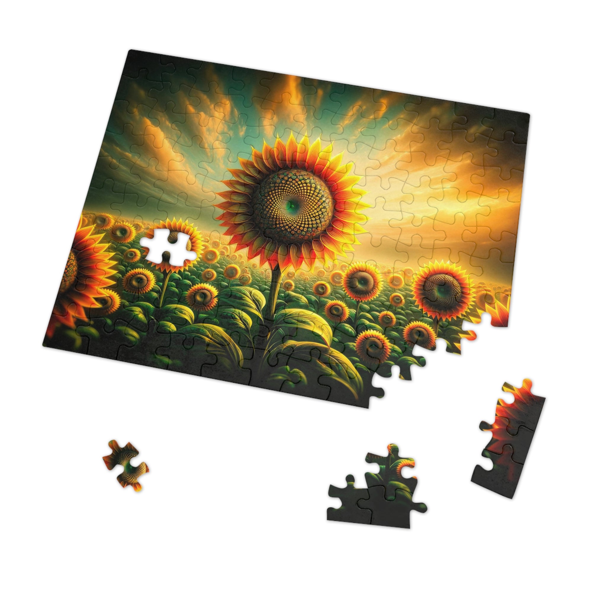 Puzzle Kaléidoscope de la flore solaire