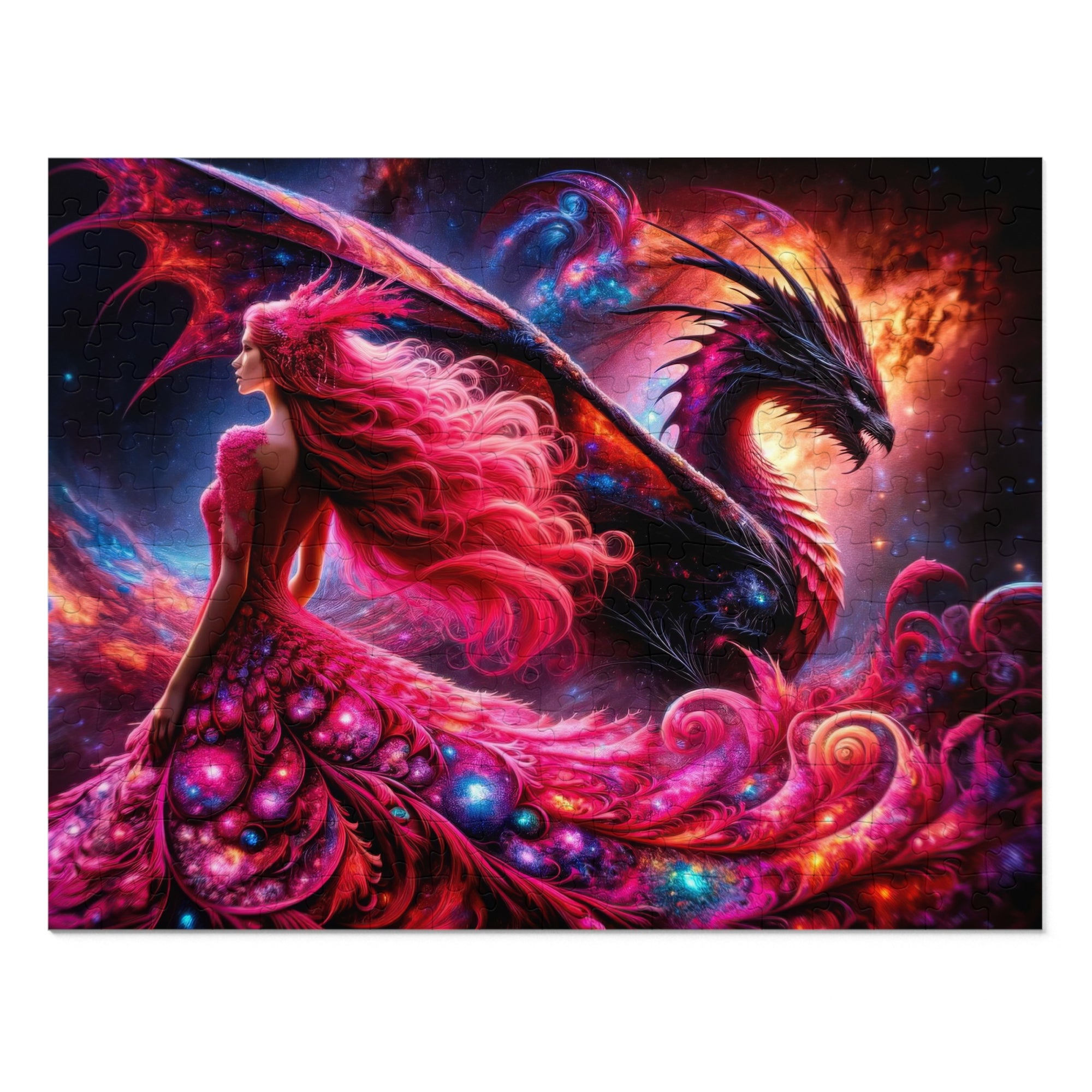 El dragón y la dama Puzzle