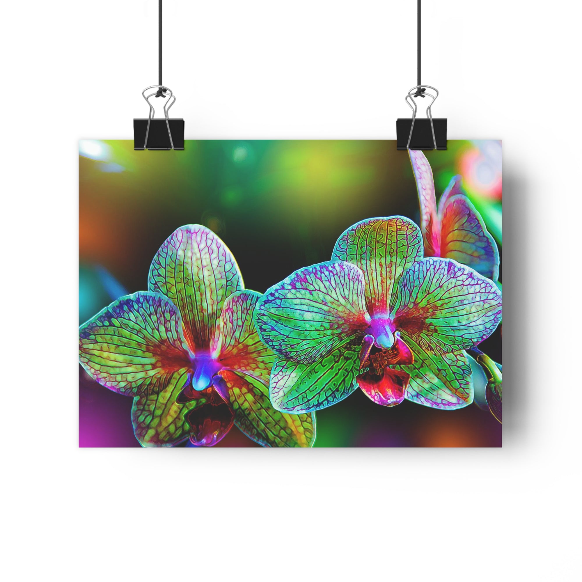 Alien Orchids Art Print