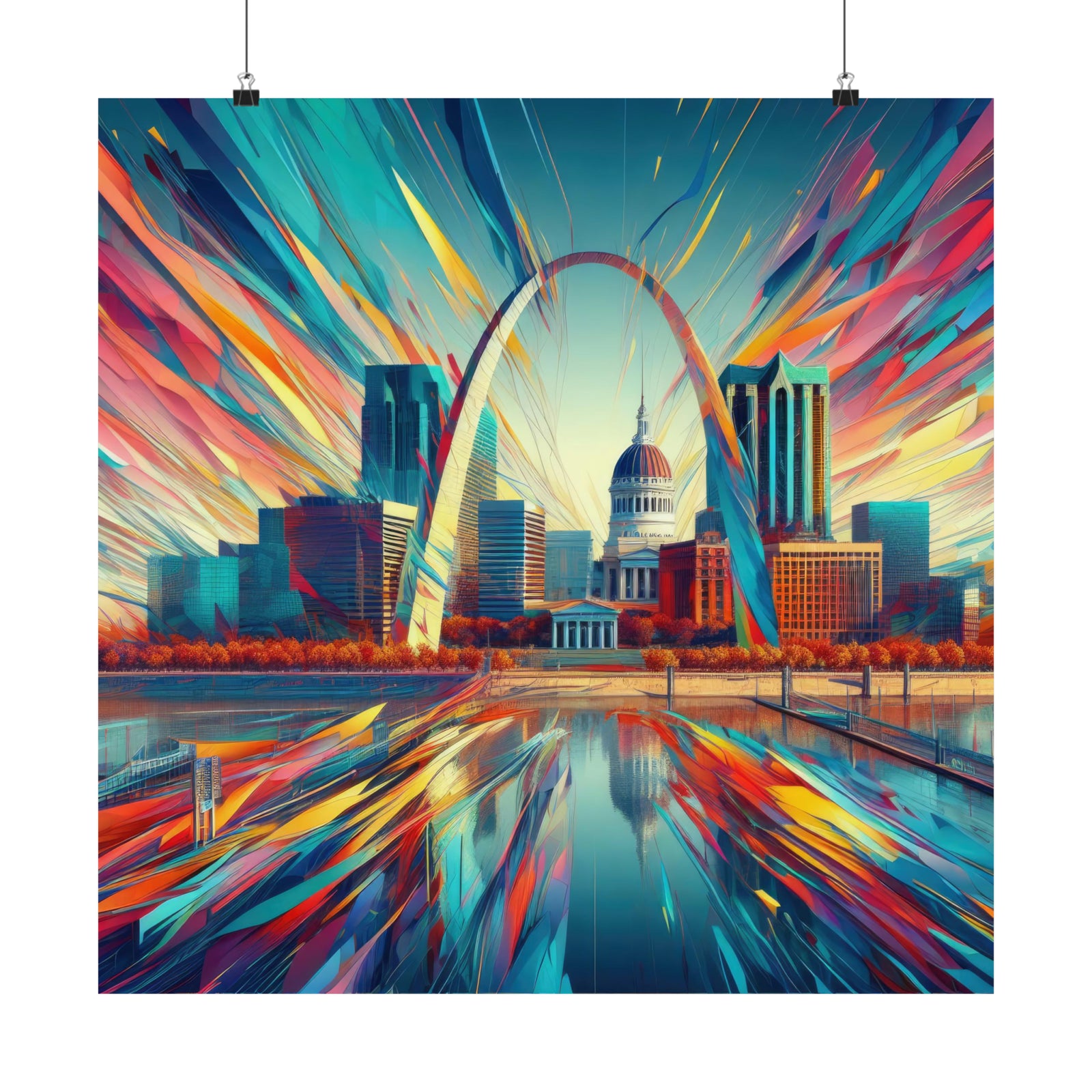 St. Louis Kaleidoscope Dreams Poster