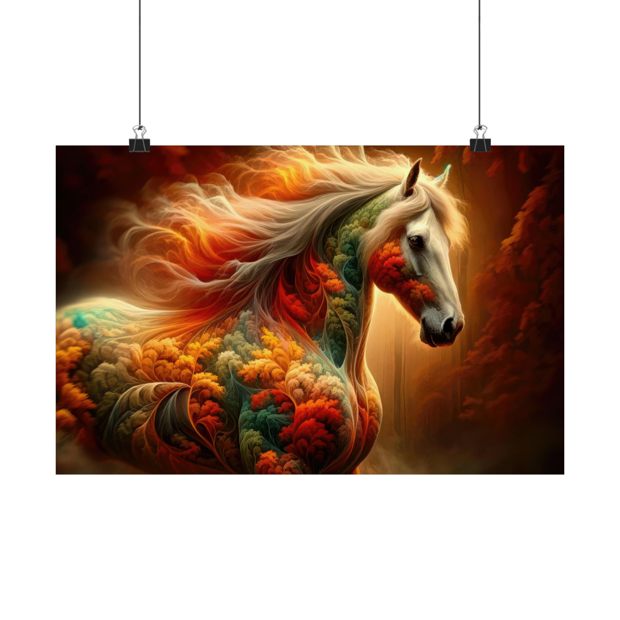 The Equine Illusion Poster