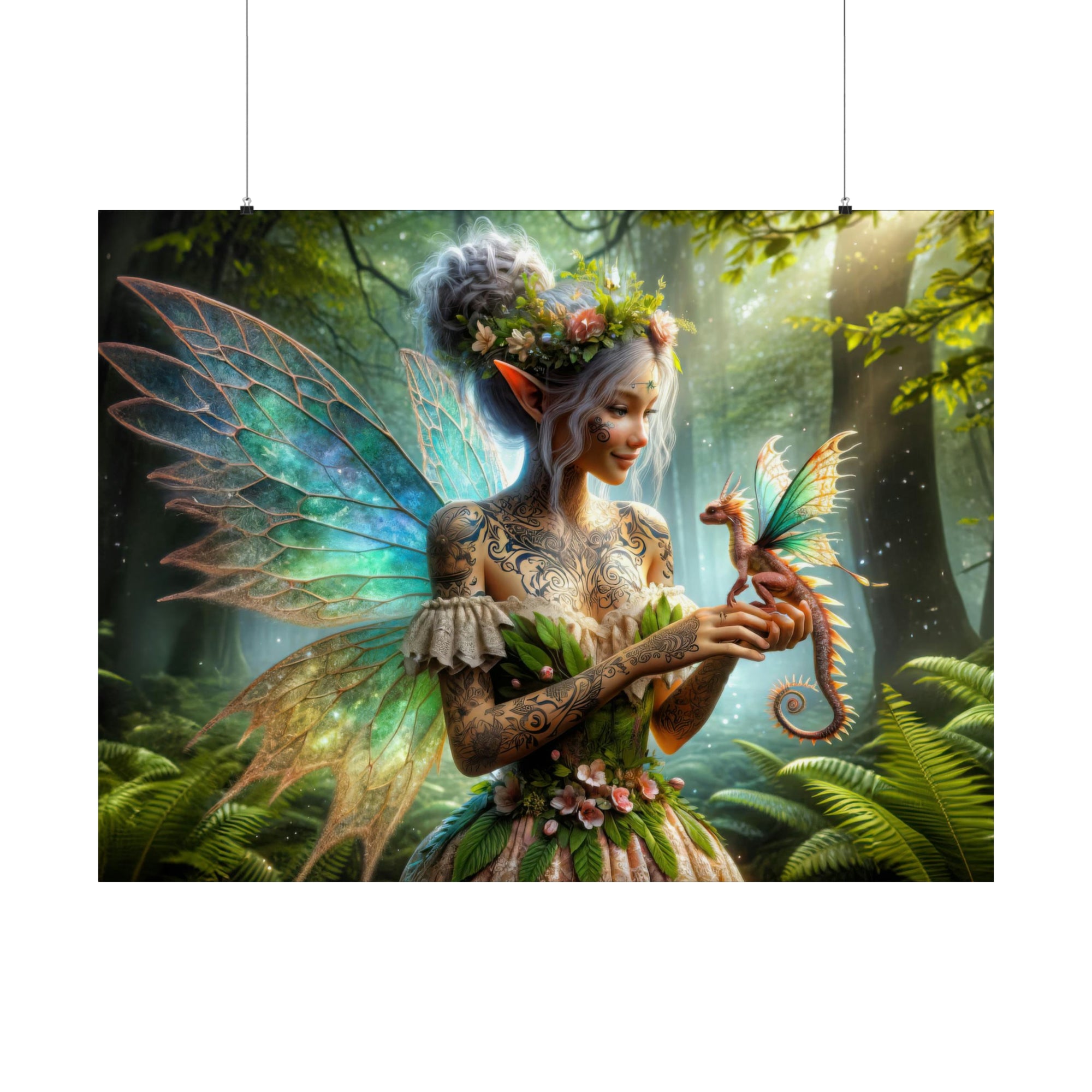 The Faerie and Her Dragonette Poster