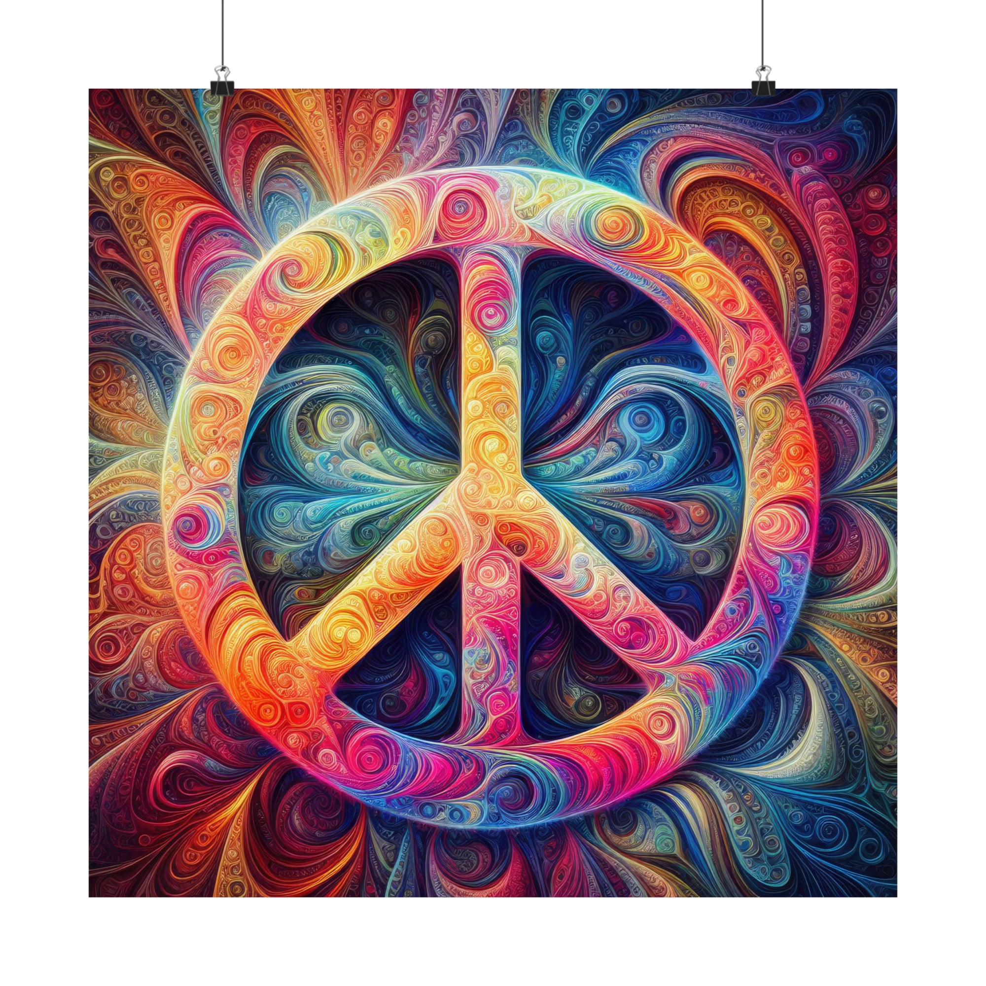 Kaleidoscopic Peace Poster