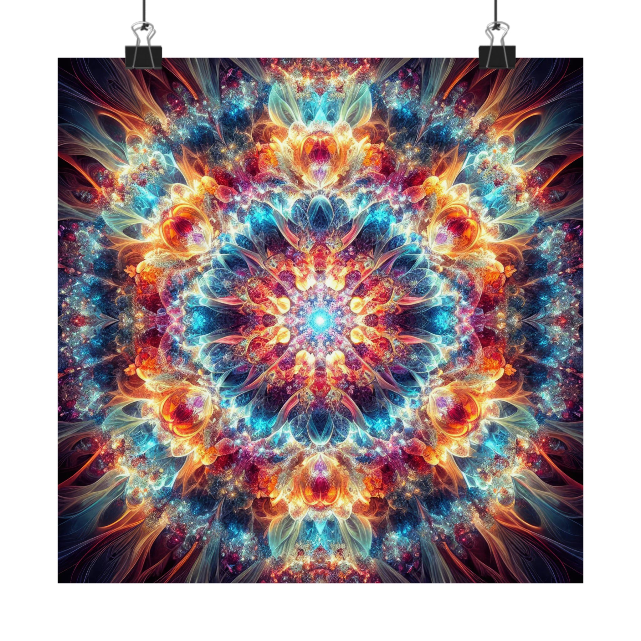 Crystal Prismatic Poster