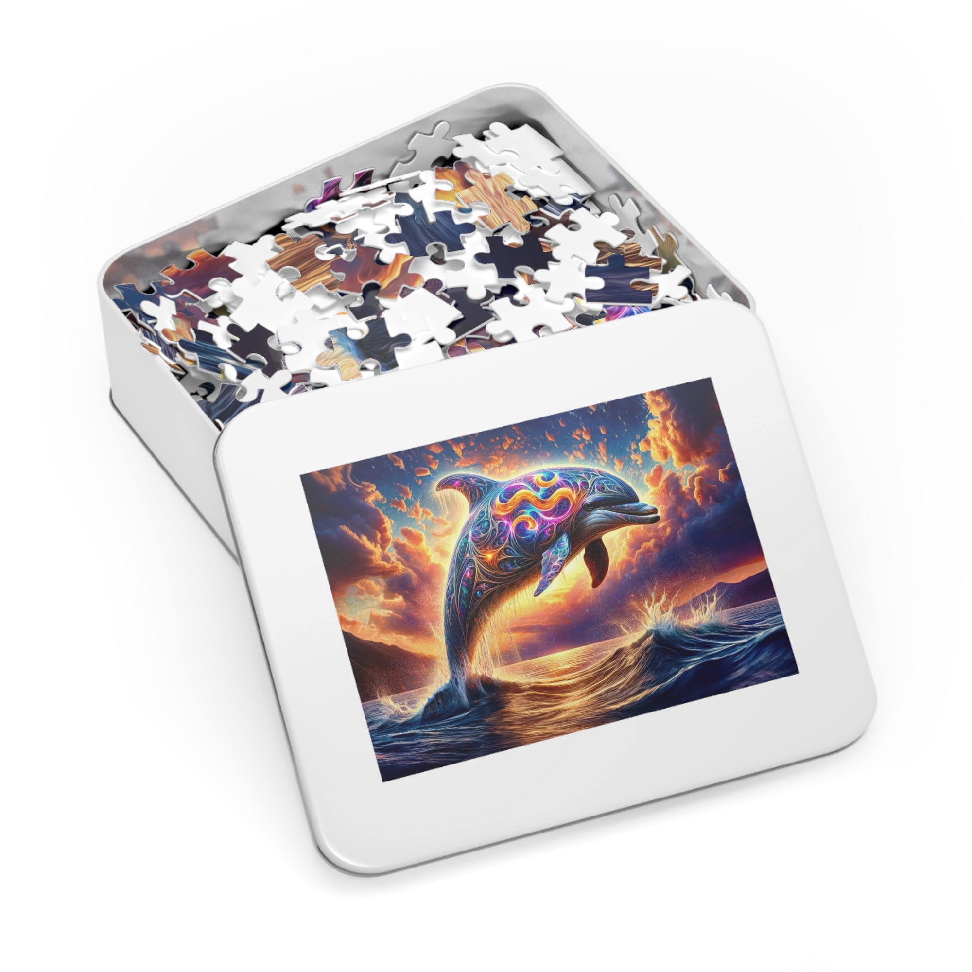 A Leap Through Starlit Seas Jigsaw Puzzle