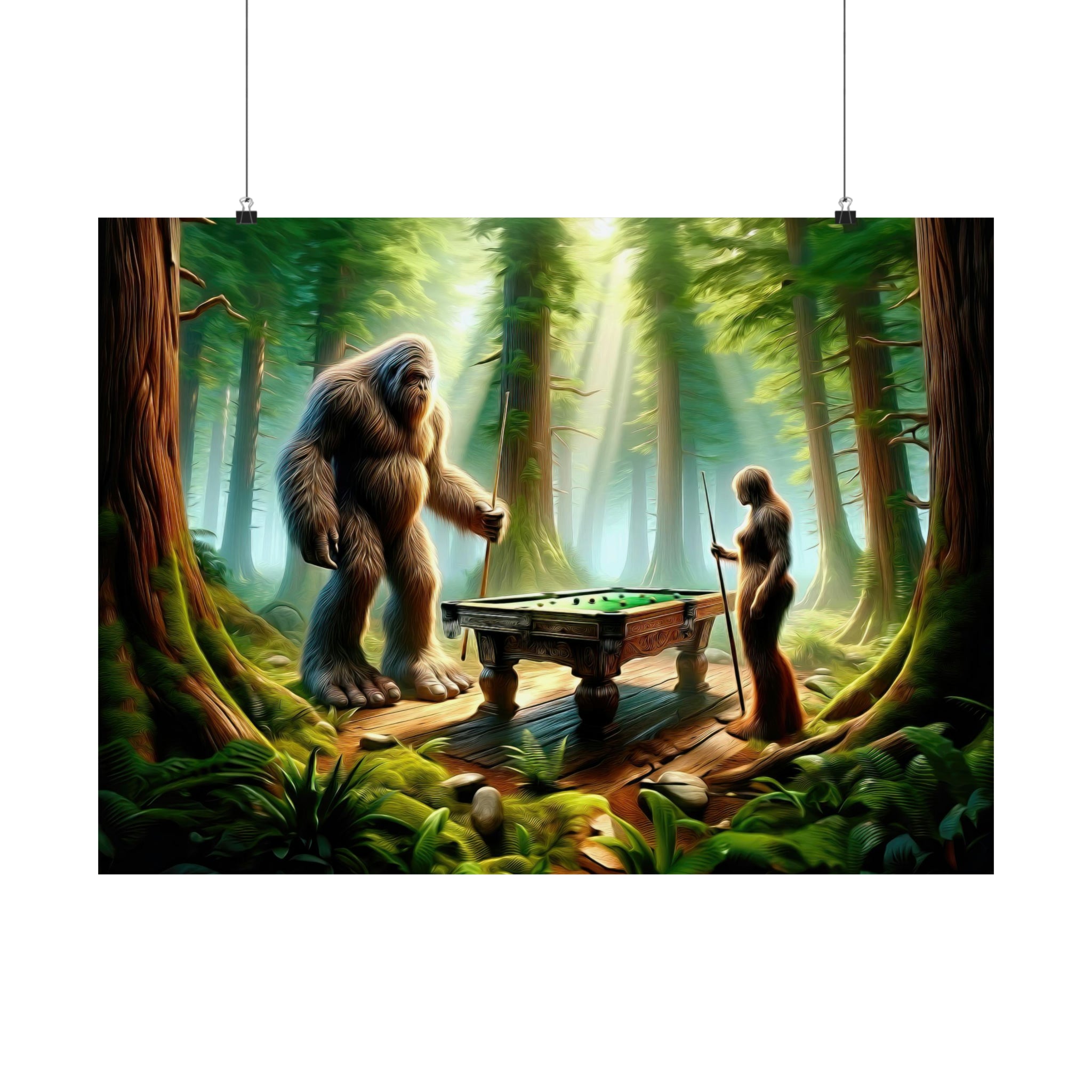 Mystic Woods Pool Game Poster