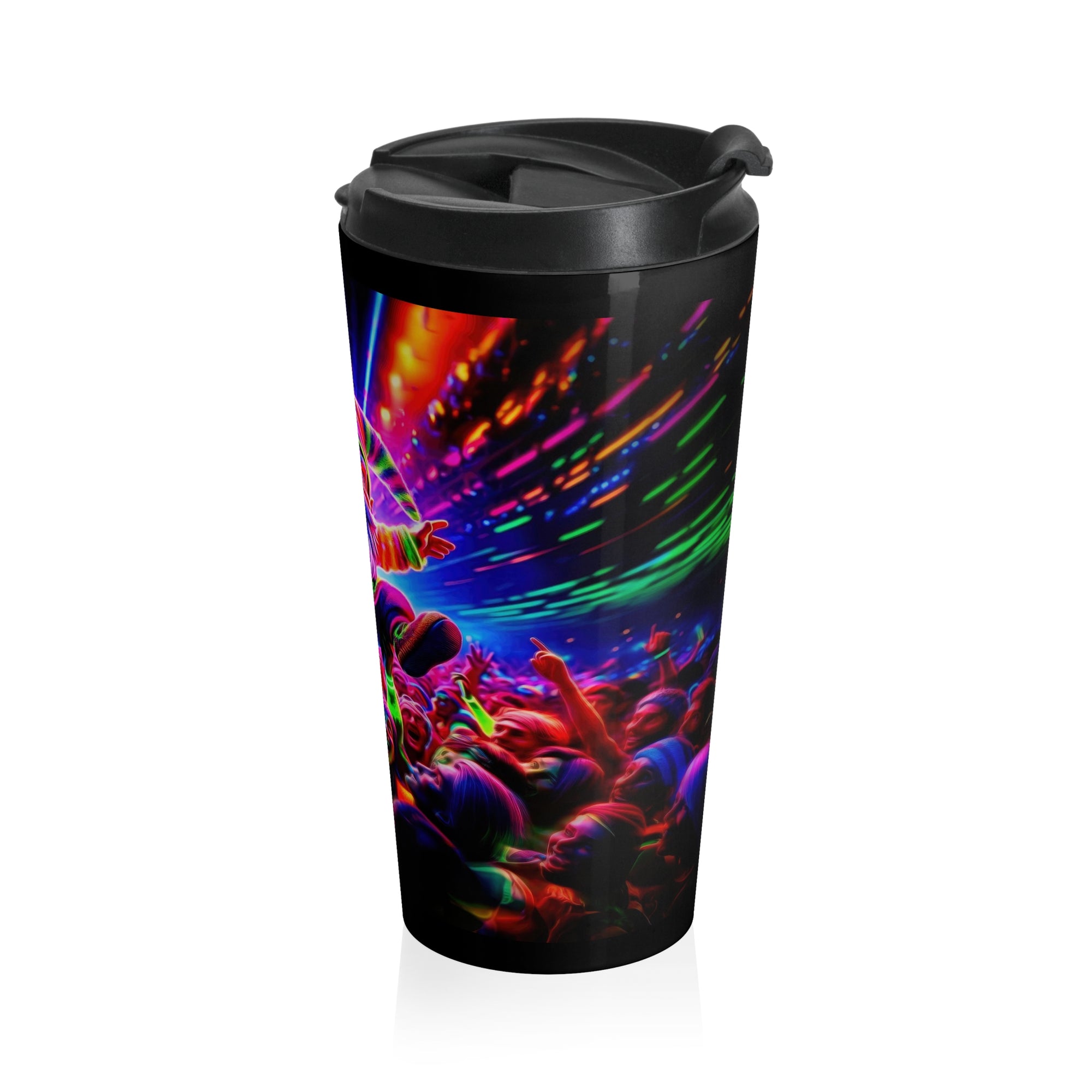 Gnomo Rave subterráneo Taza de viaje