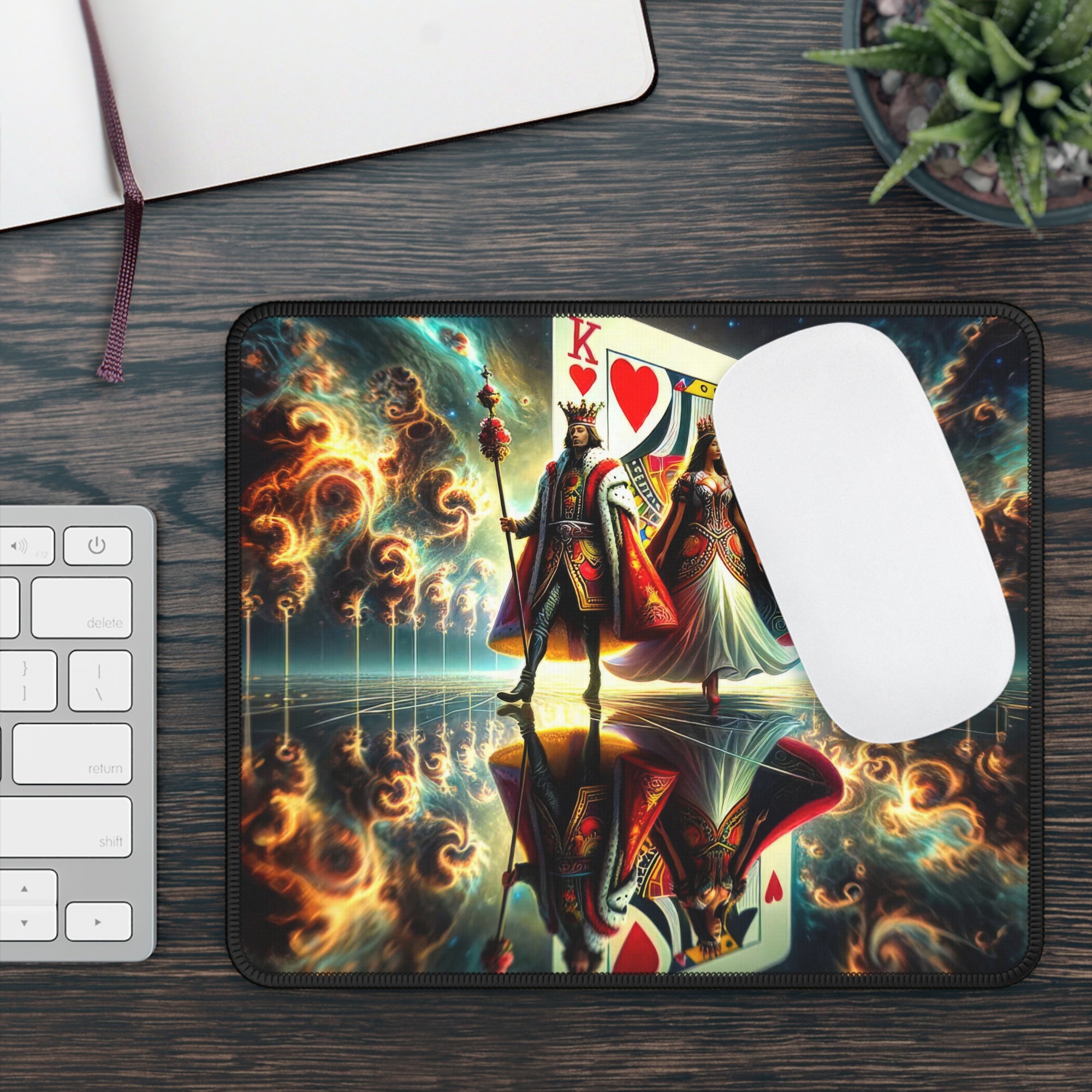 The King and Queen of Infinity Gaming Mouse Pad