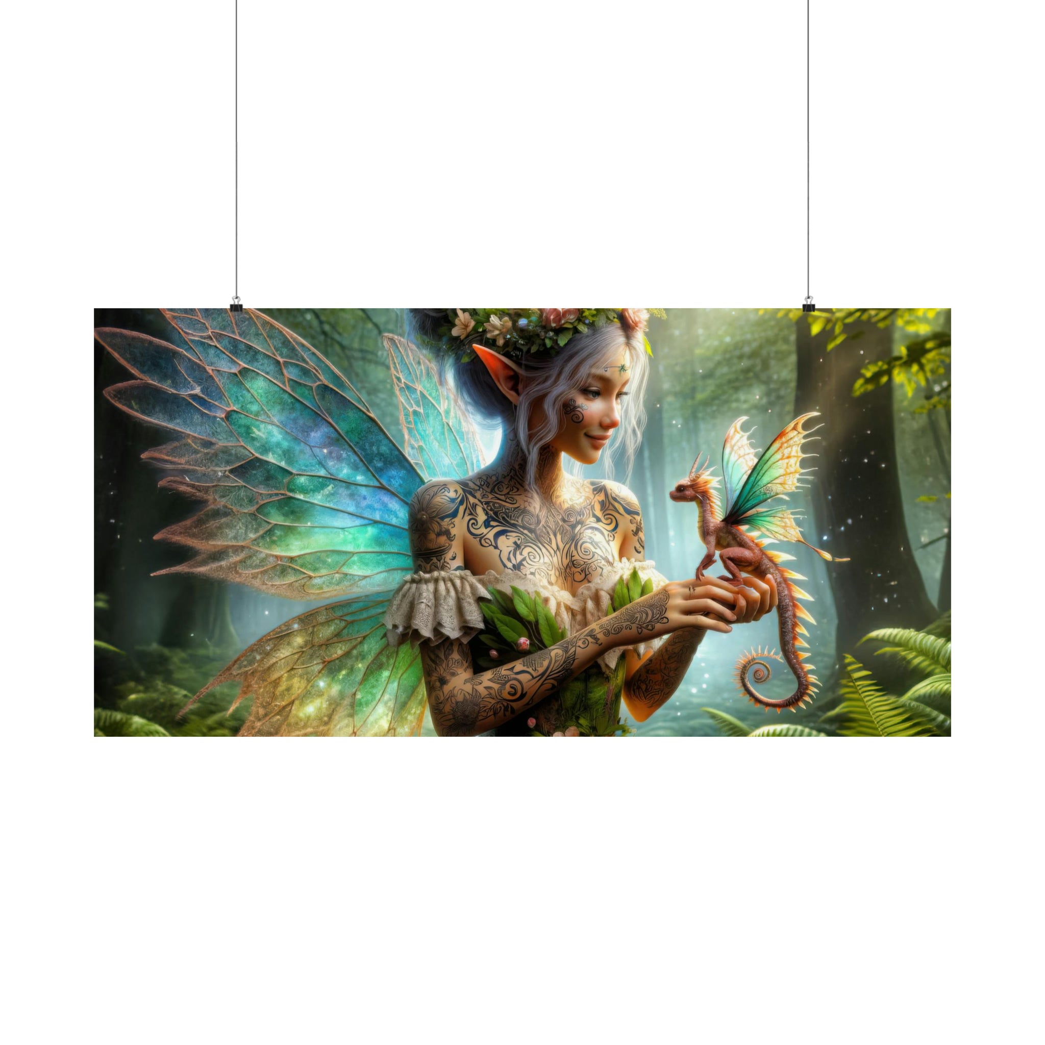 The Faerie and Her Dragonette Poster