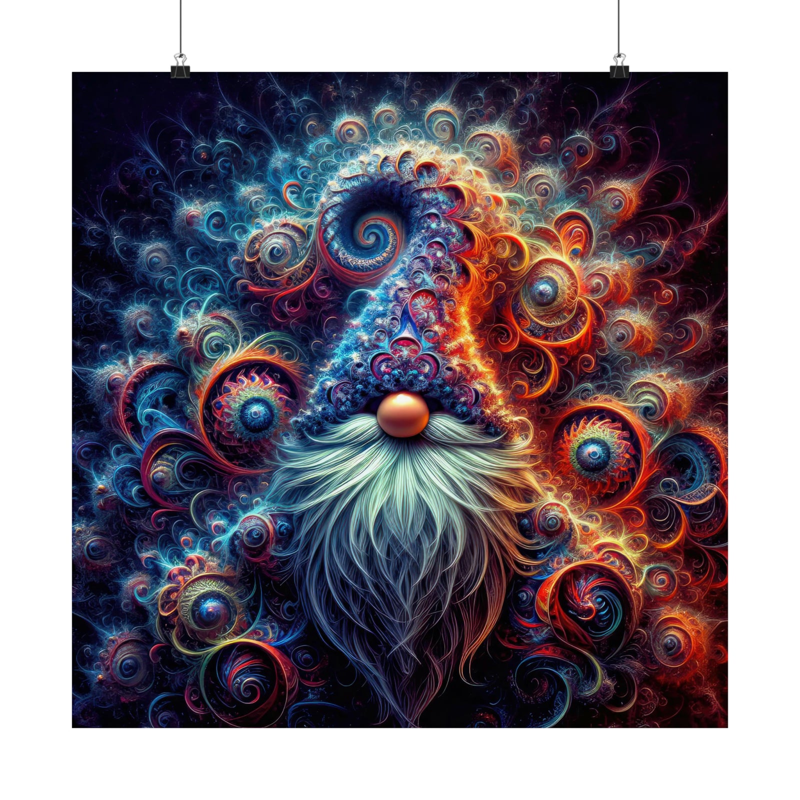 Spiral Whiskers of the Cosmic Gnome Poster