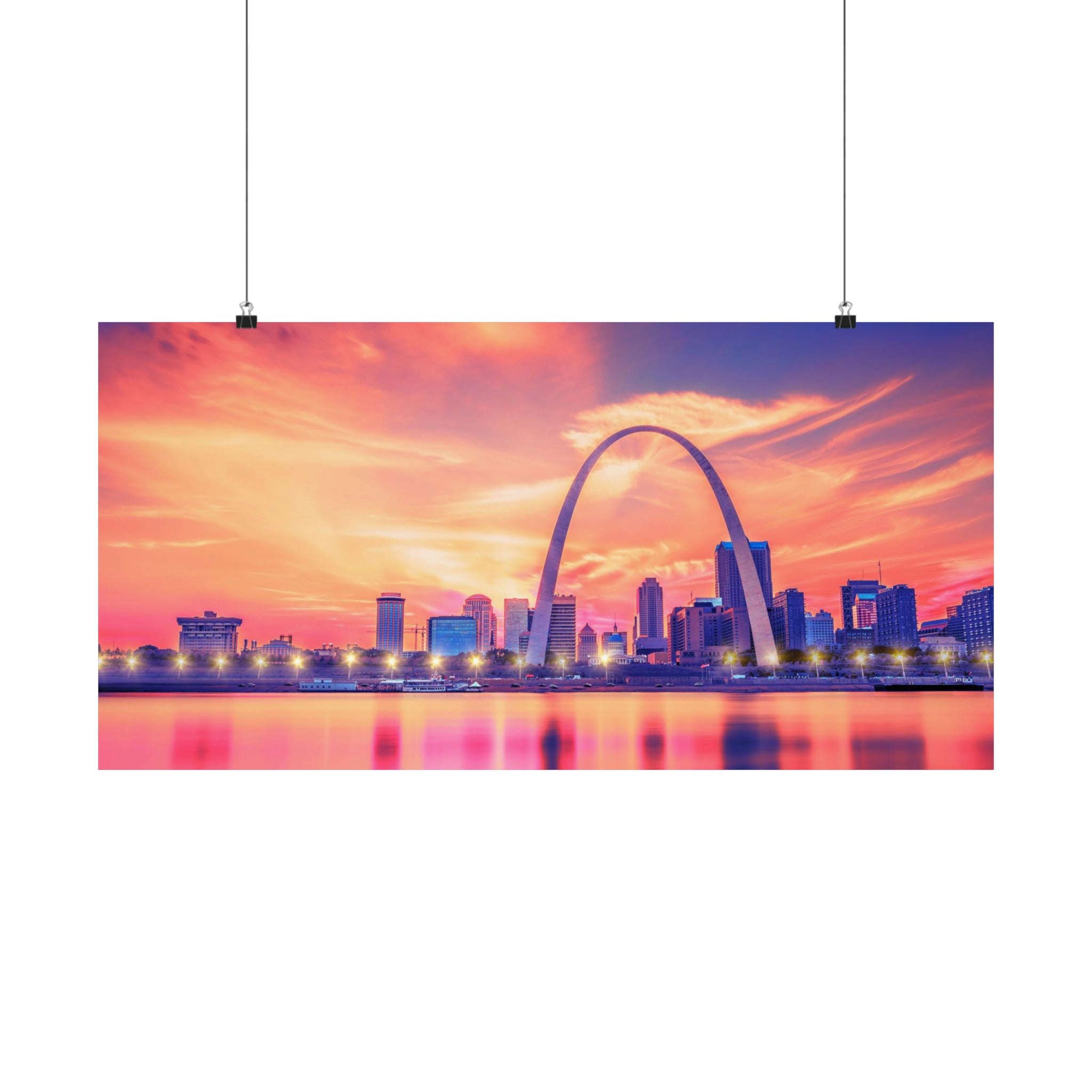 Saint Louis In Pinks Poster