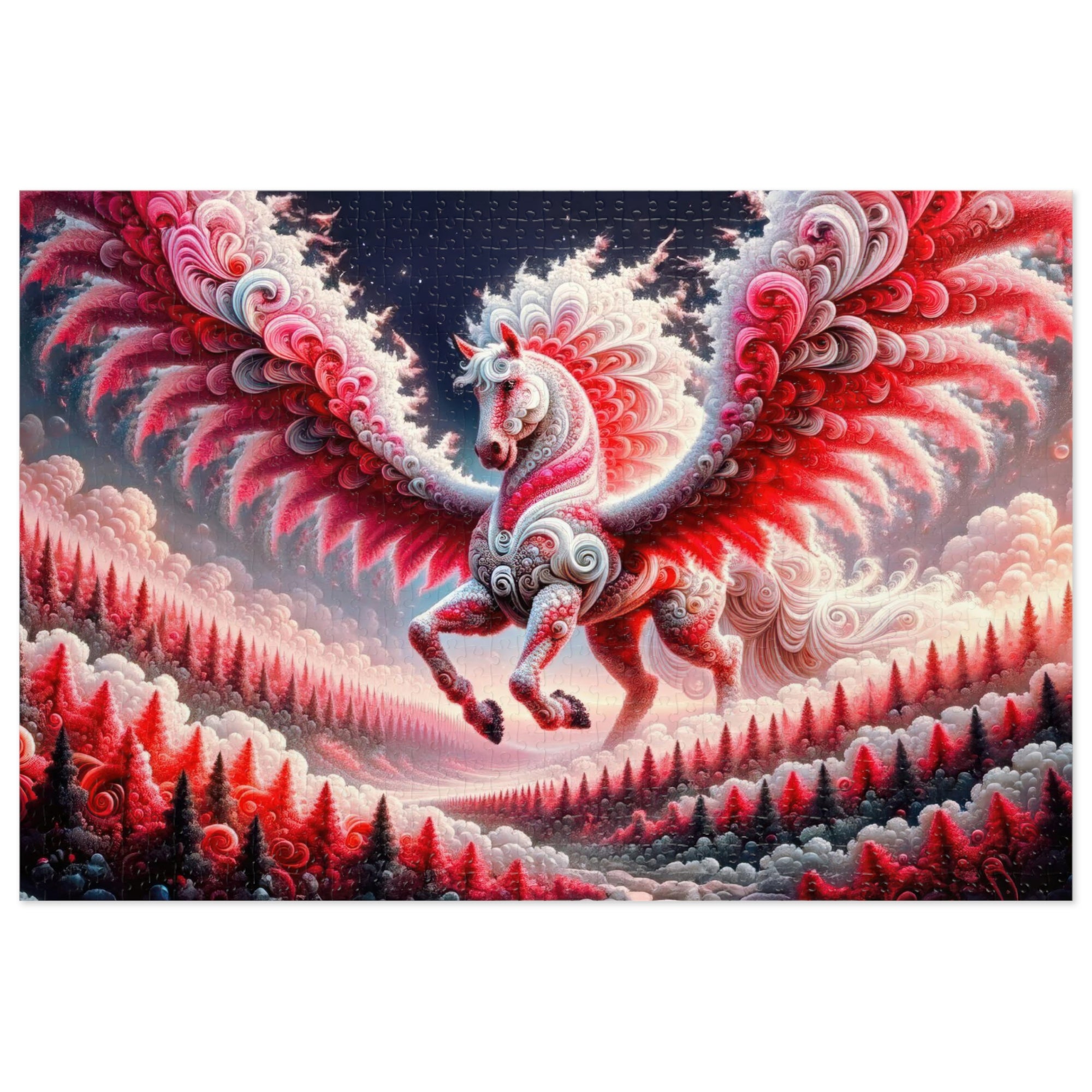 Flight of the Celestial Pegasus Jigsaw Puzzle