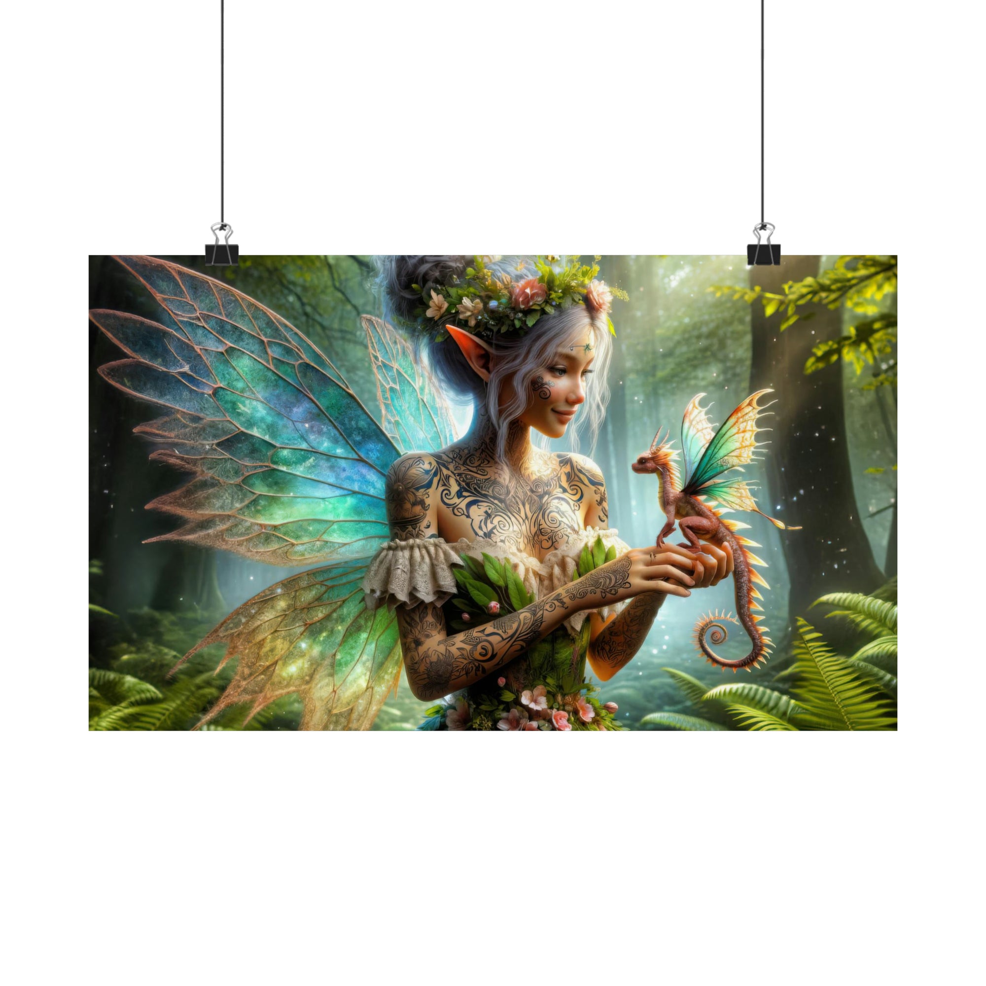 The Faerie and Her Dragonette Poster