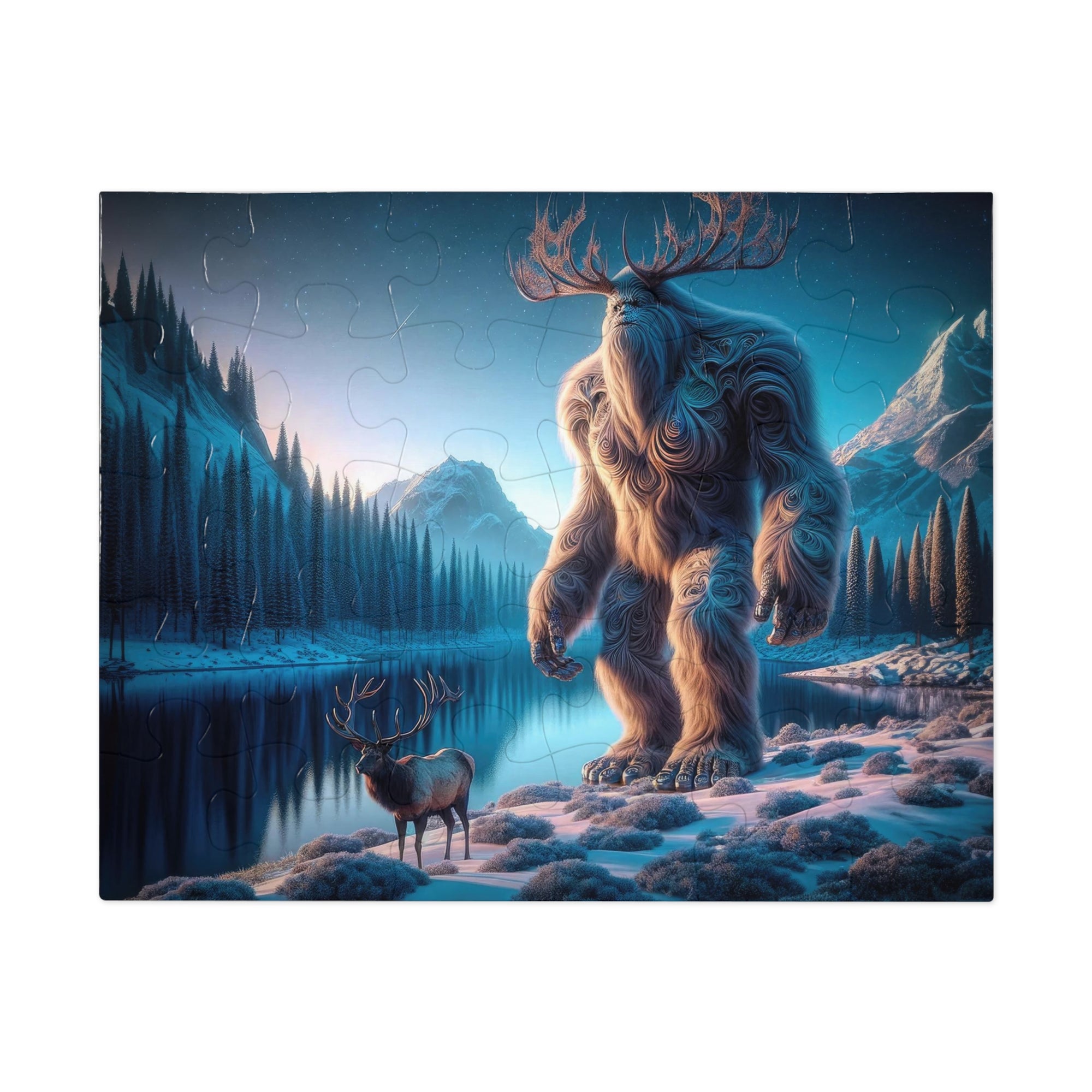 Guardian of the Glacial Groves Jigsaw Puzzle