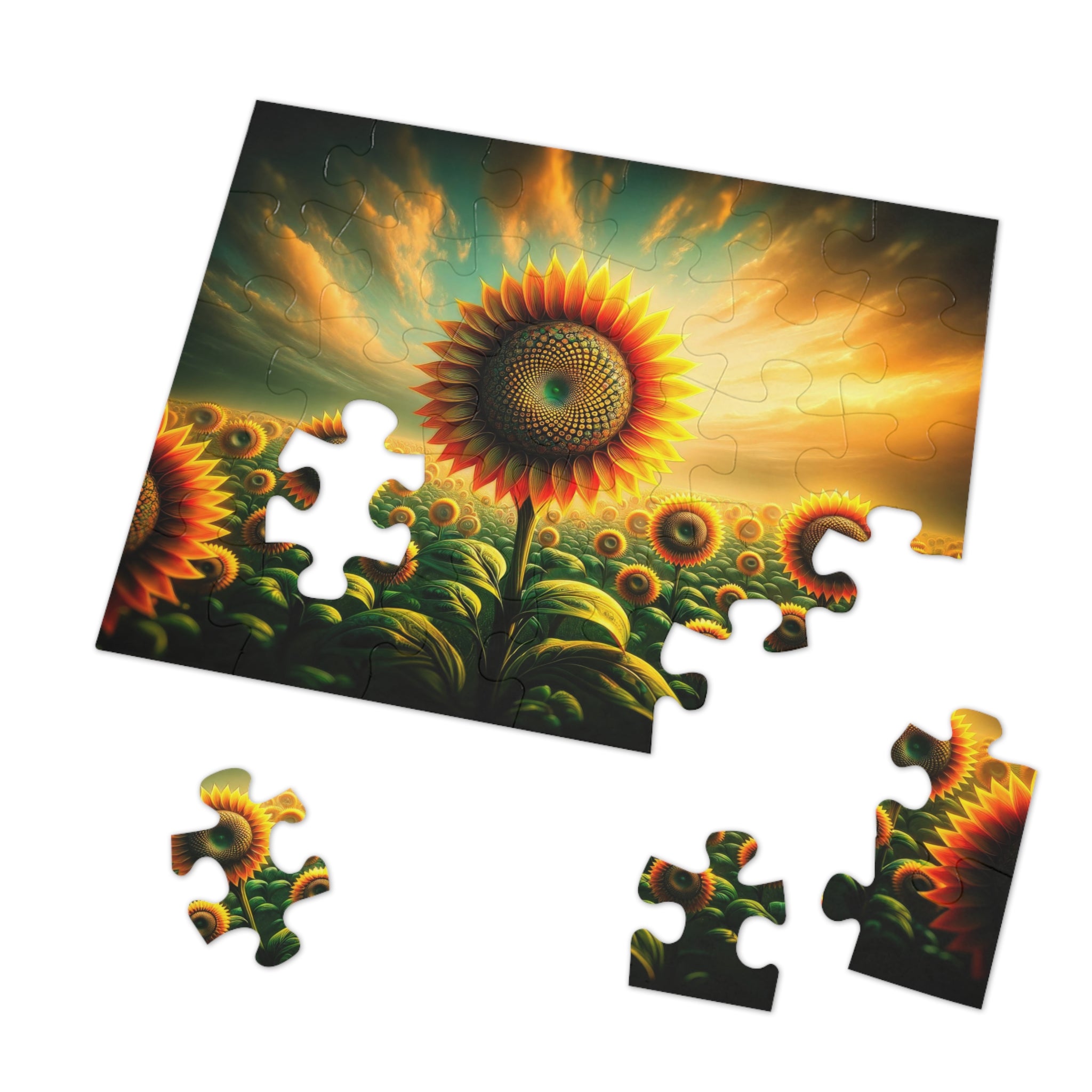 Kaleidoscope of Solar Flora Jigsaw Puzzle