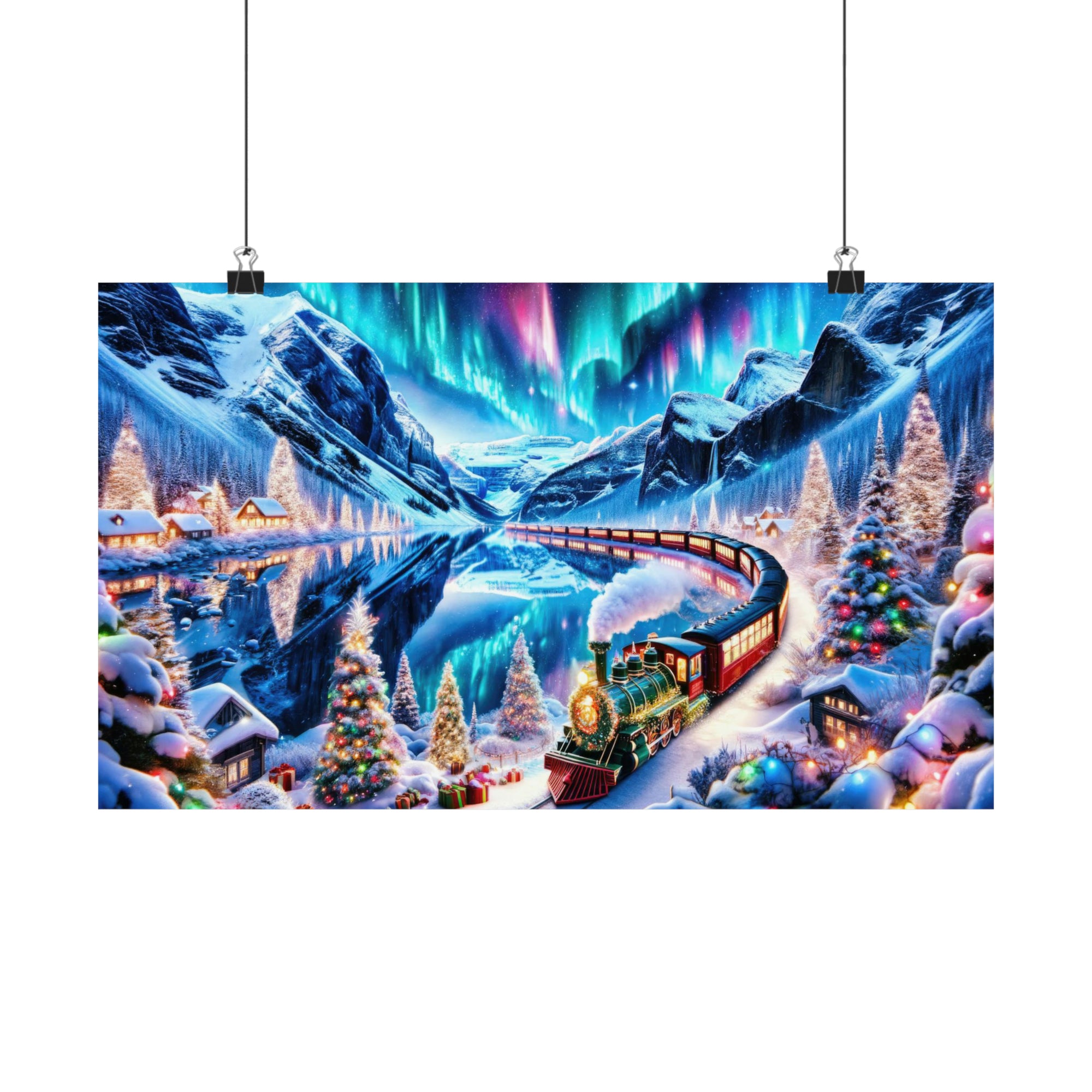 Pays des Merveilles d'Hiver Express Poster