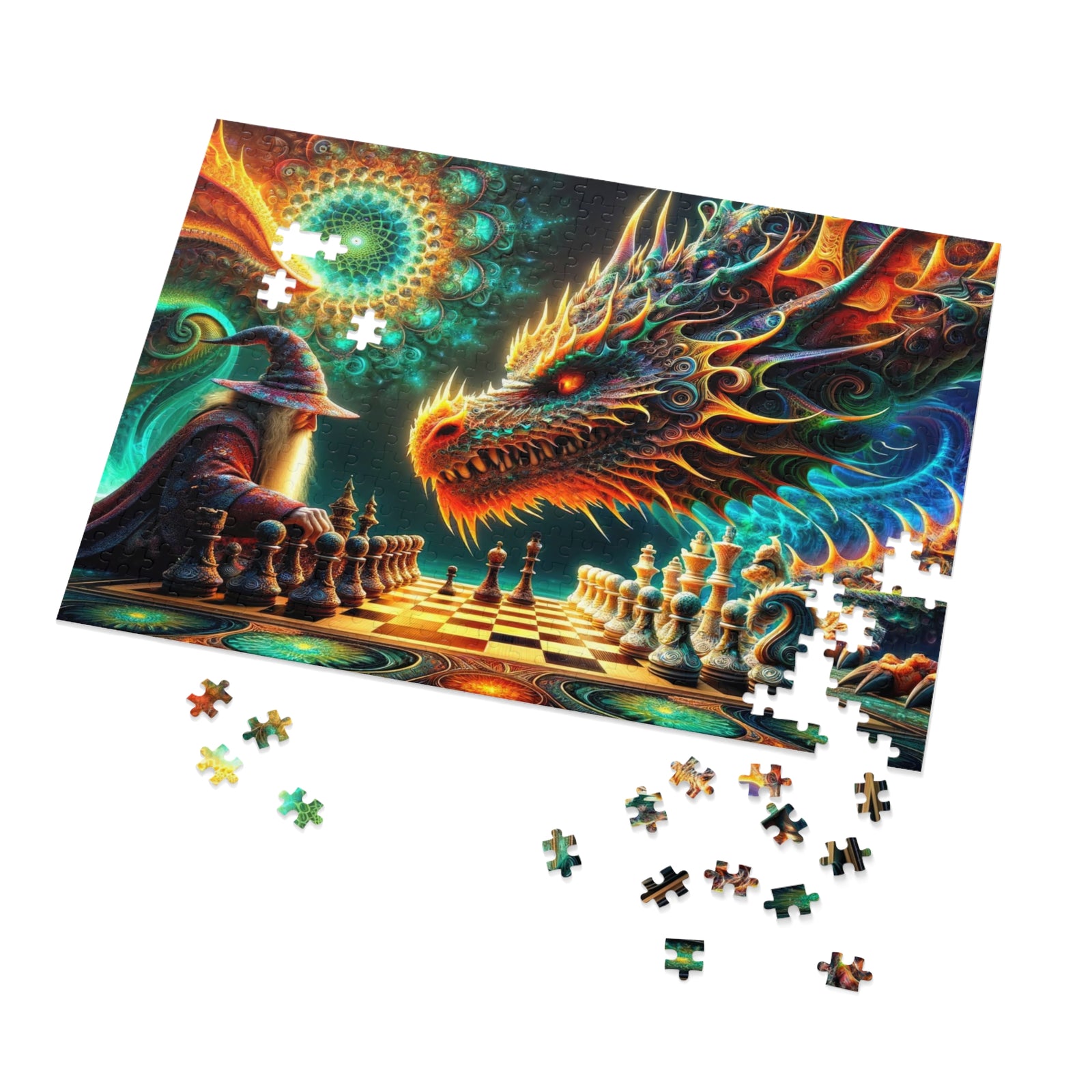 Puzzle Échec et mat du dragon cosmique