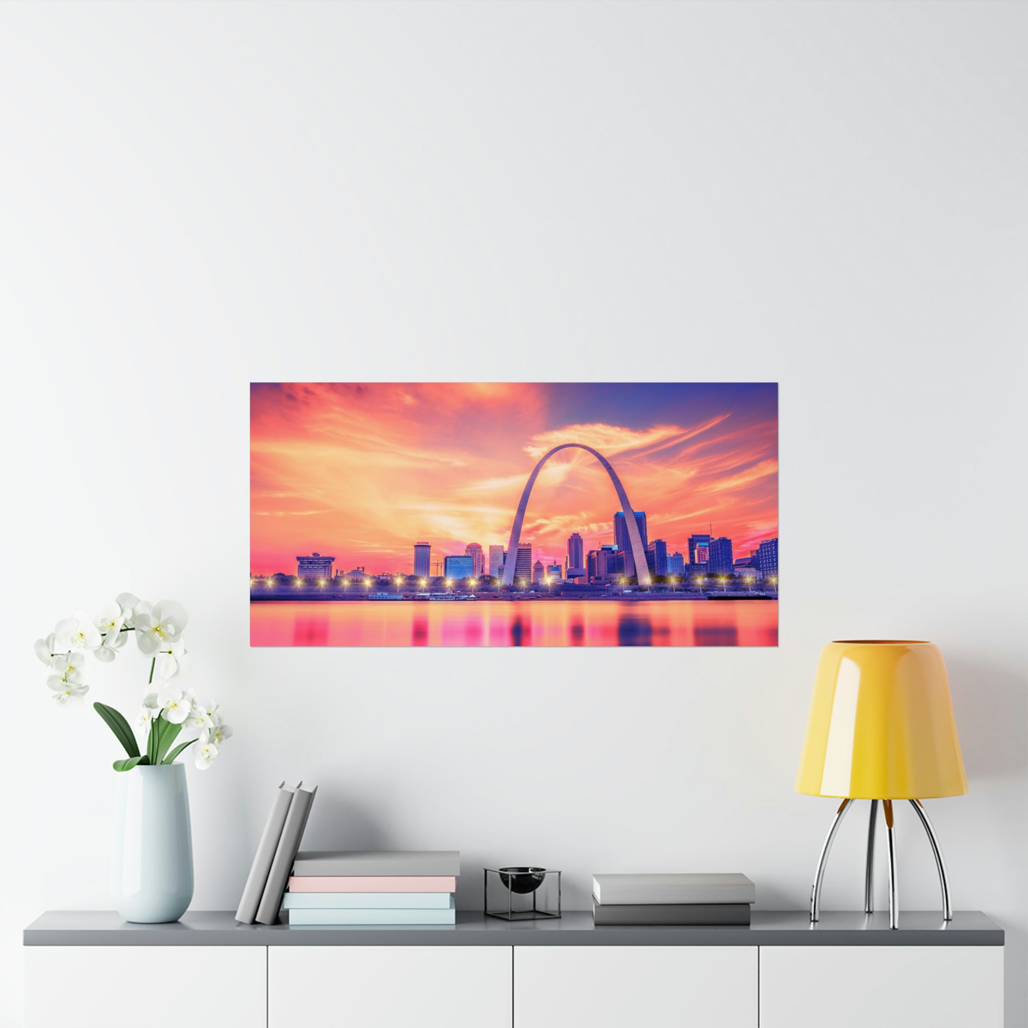 Saint Louis In Pinks Poster