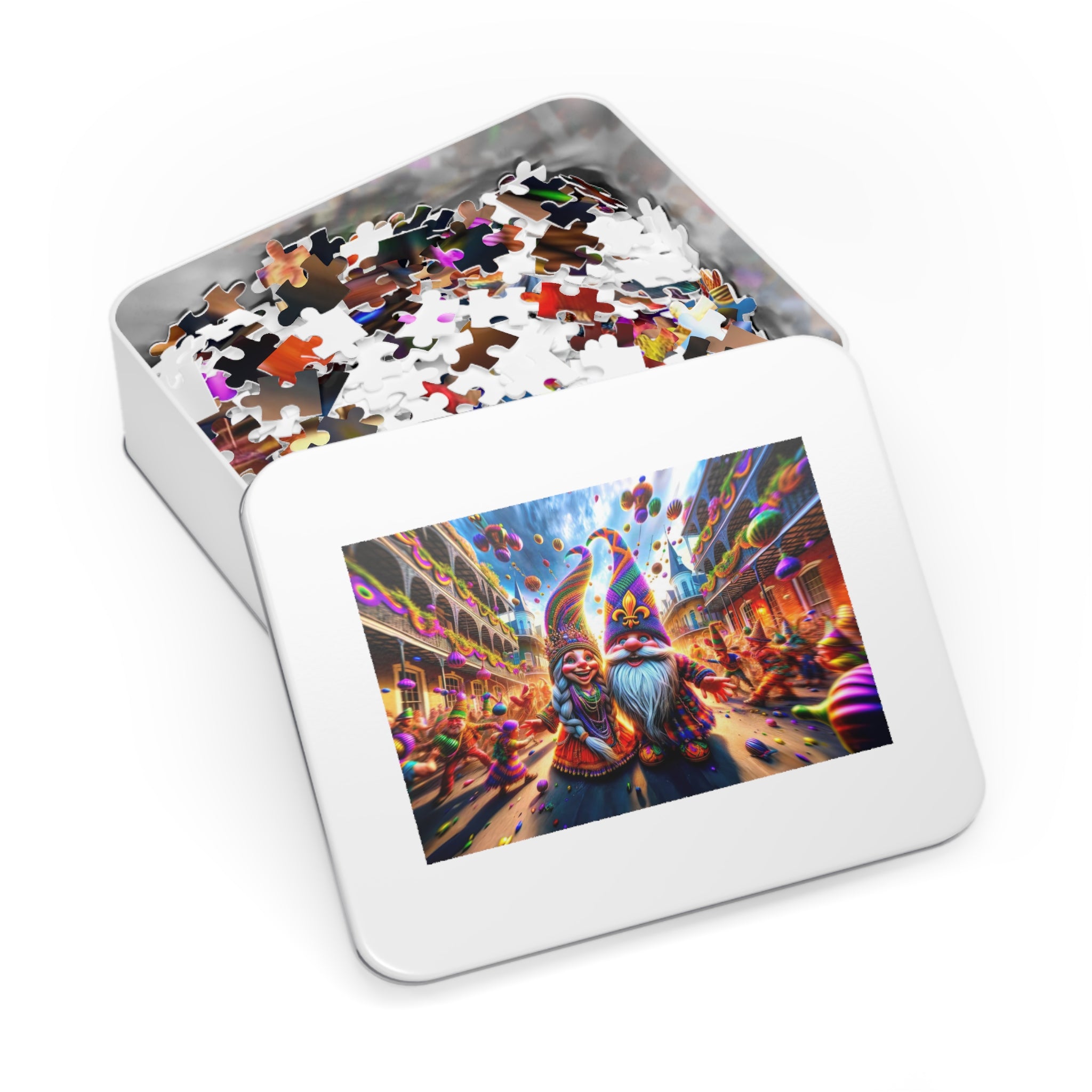 Mardi Gras Daydream in the French Quarter Jigsaw Puzzle