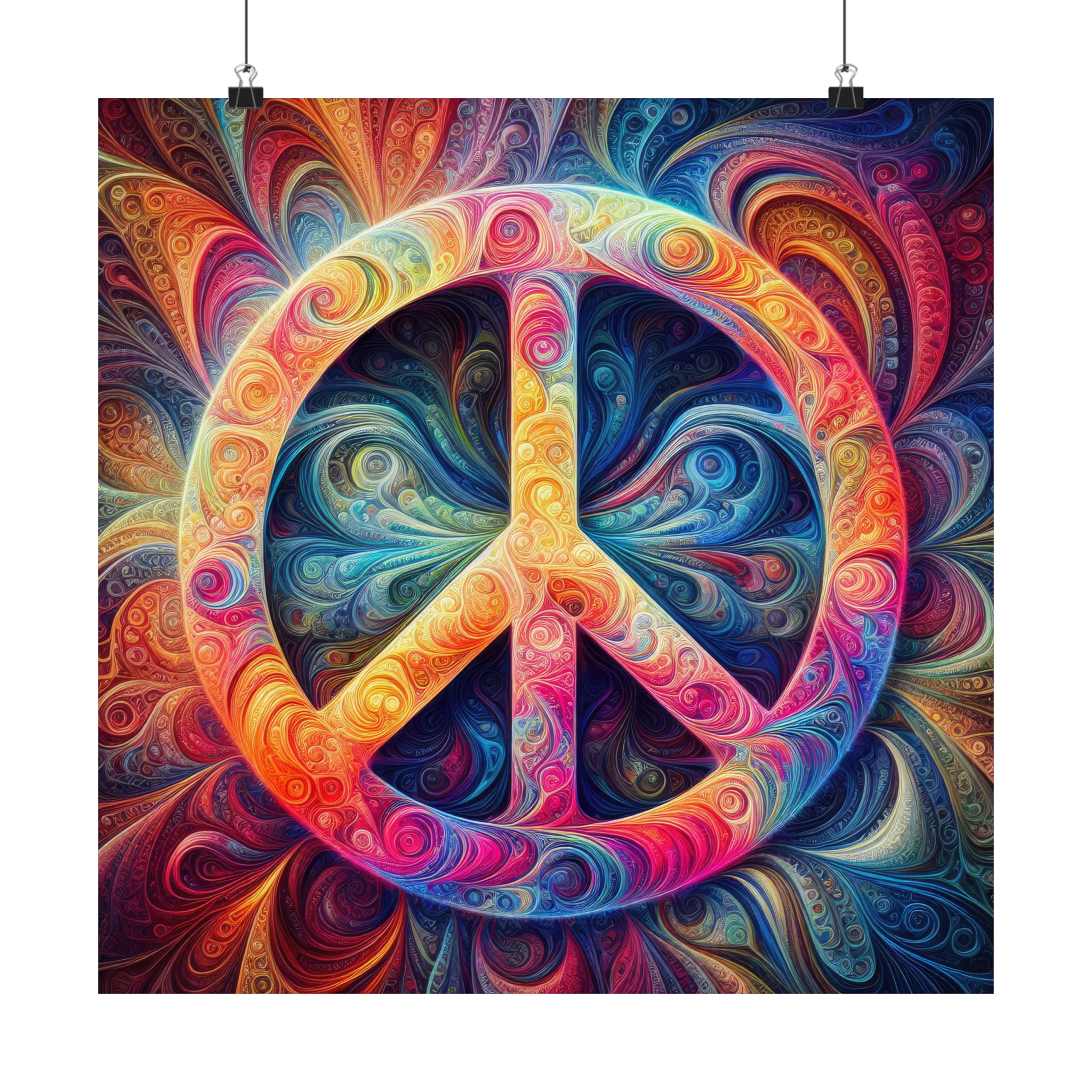 Kaleidoscopic Peace Poster